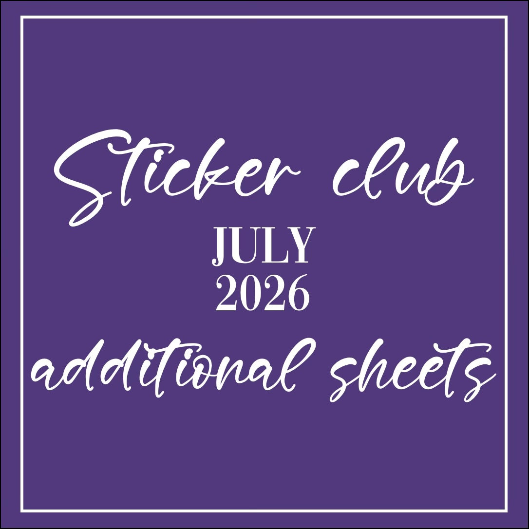 July 2026 - Sticker Club - Extra Single Items