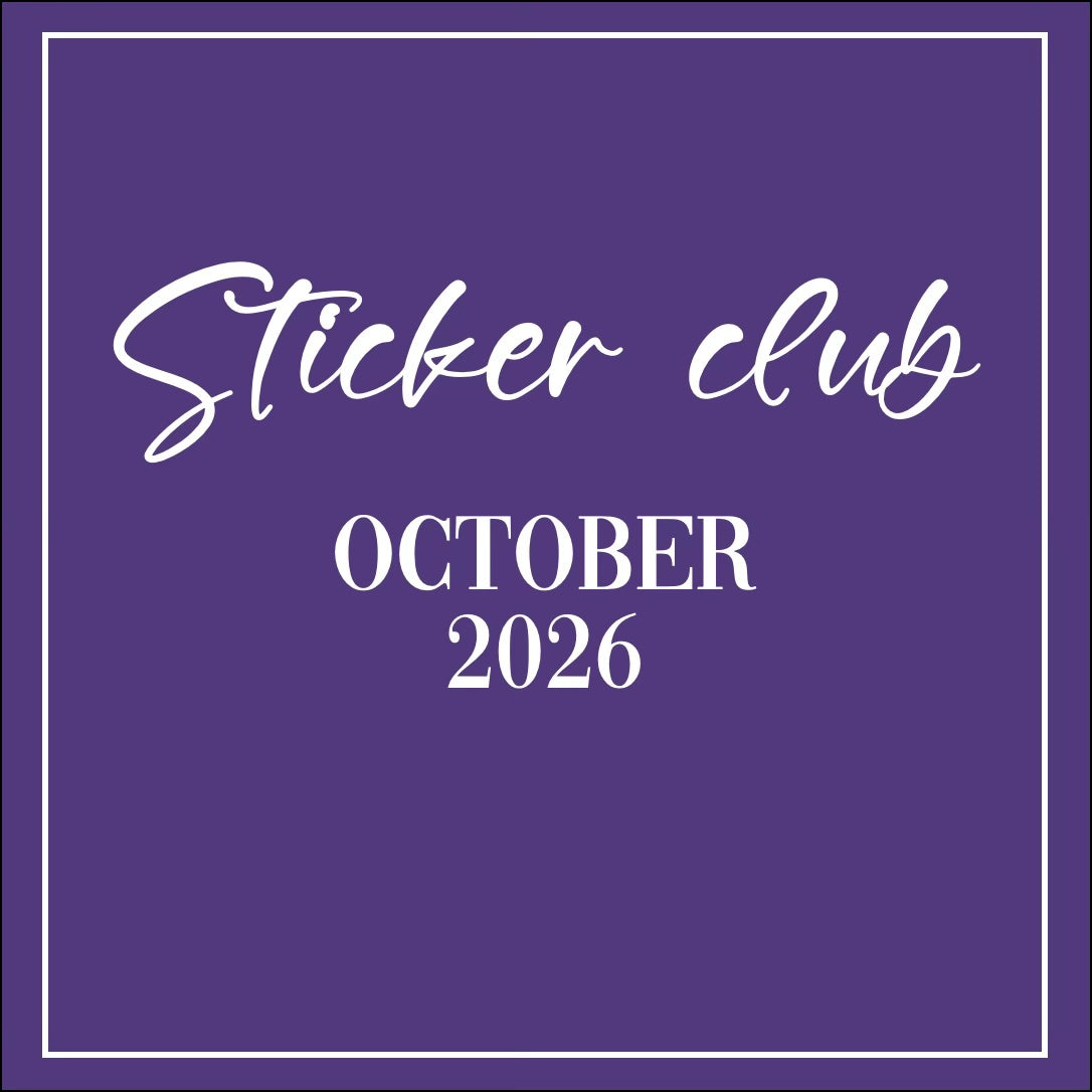 October 2026 - Sticker Club