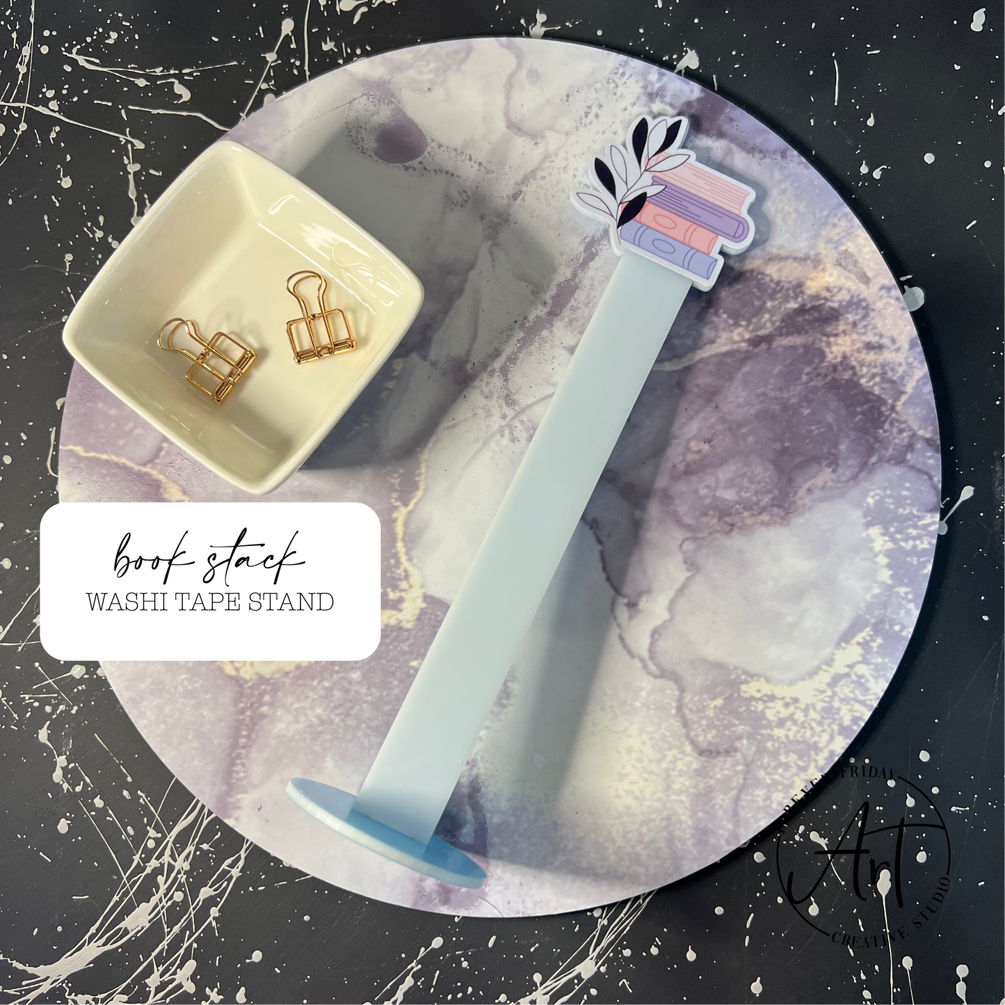 Book Stack Washi Tape Stand