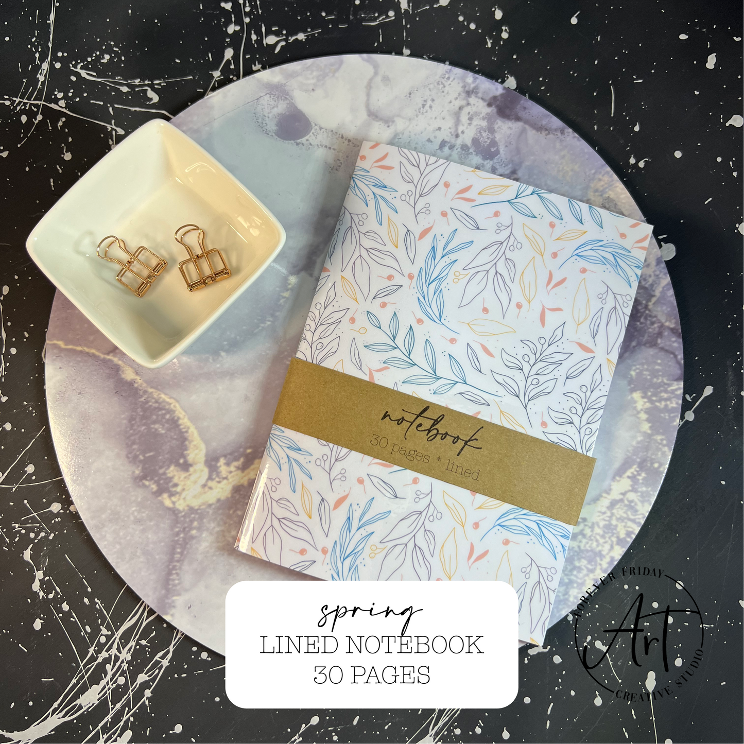 Spring Lined Notebook