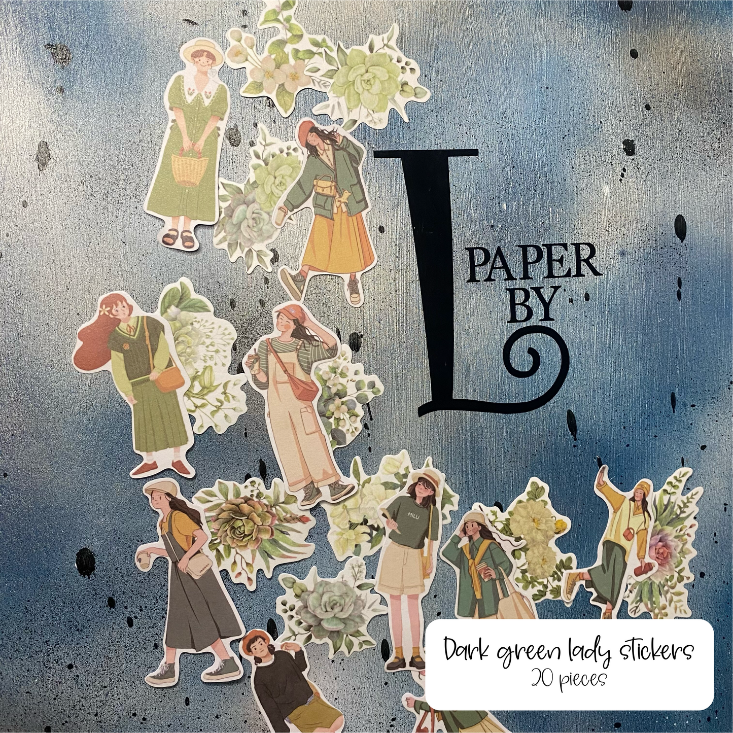 Lady stickers - Paper by L