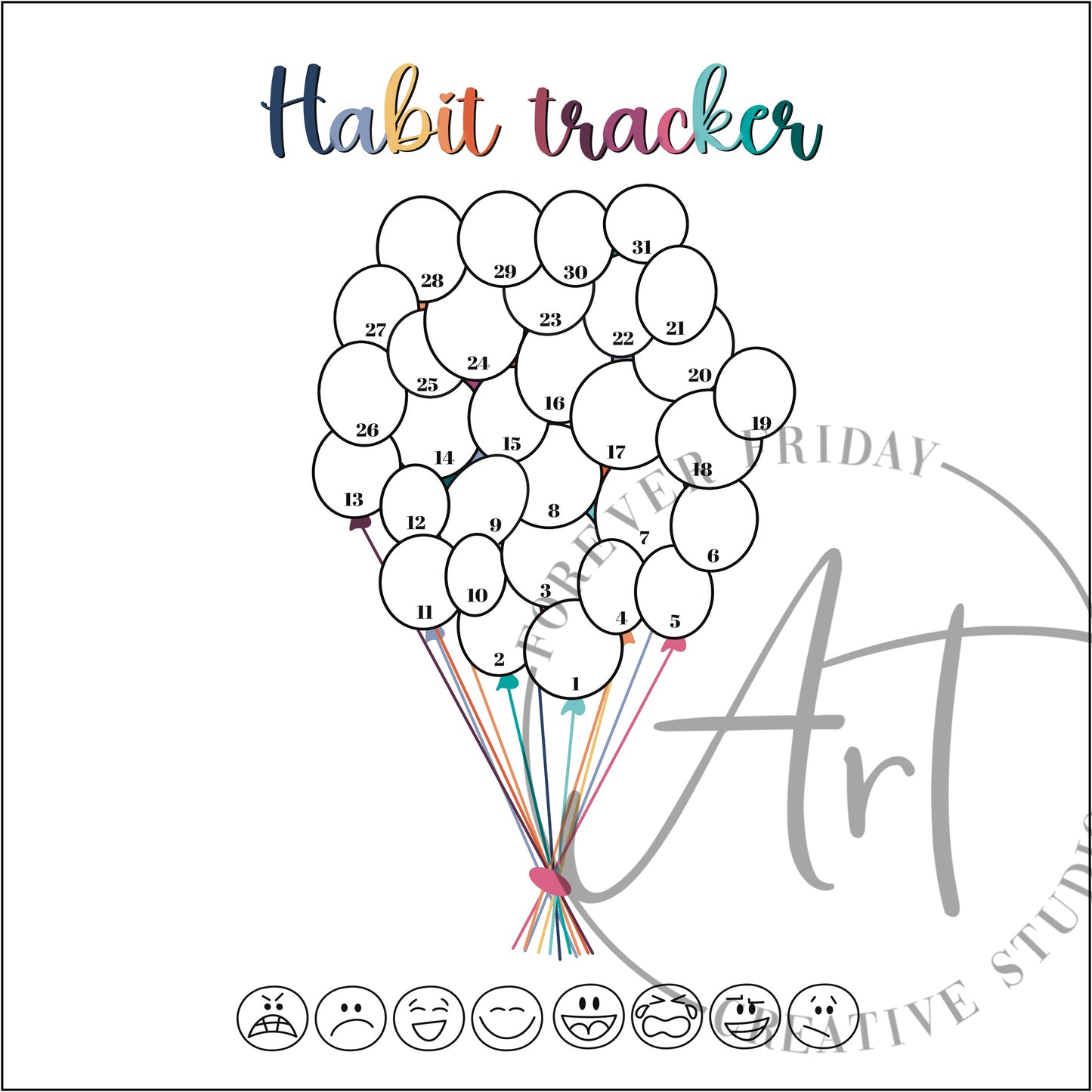 Printable Mood Trackers