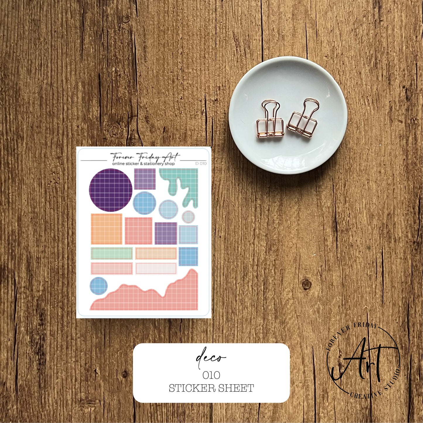 Deco Sticker Sheets D009-D010