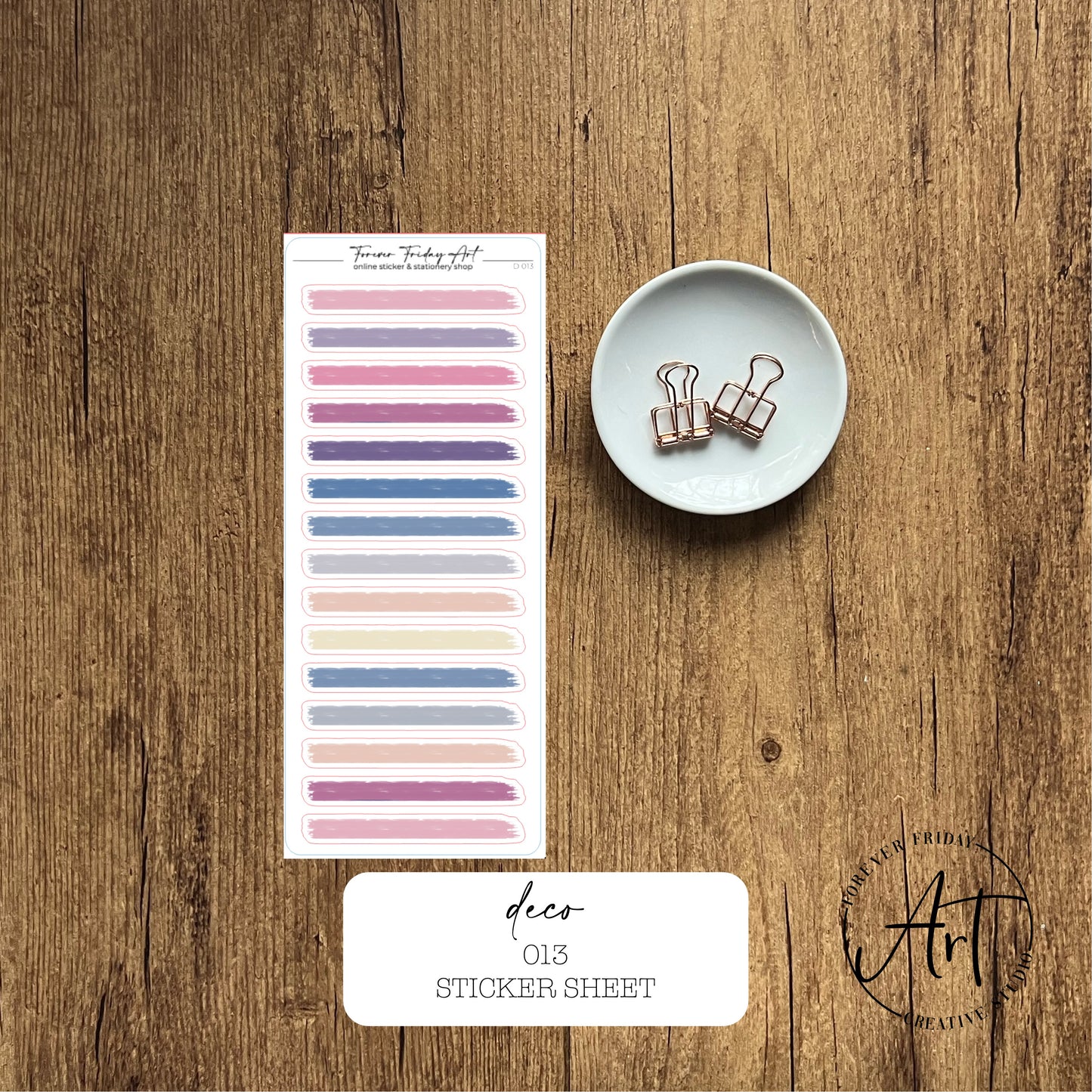 Deco Sticker Sheets D011-D013