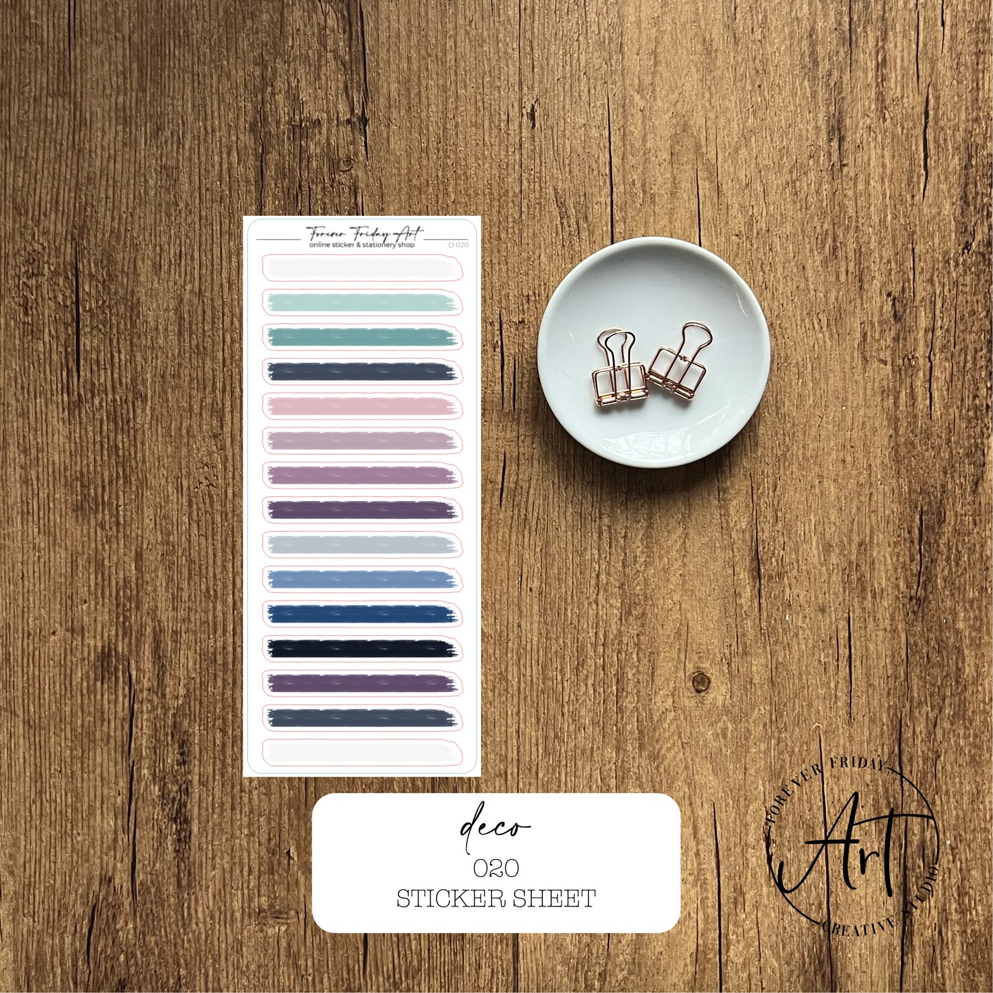 Deco Sticker Sheets D017-D020