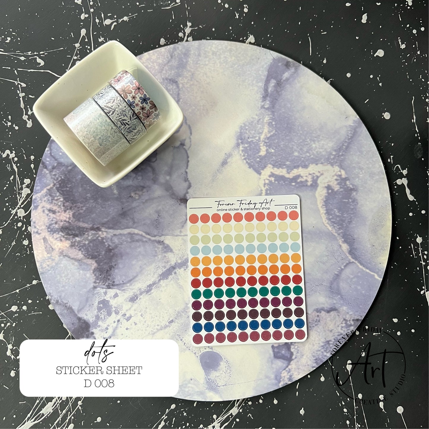 Dots Sticker Sheets D005-D008