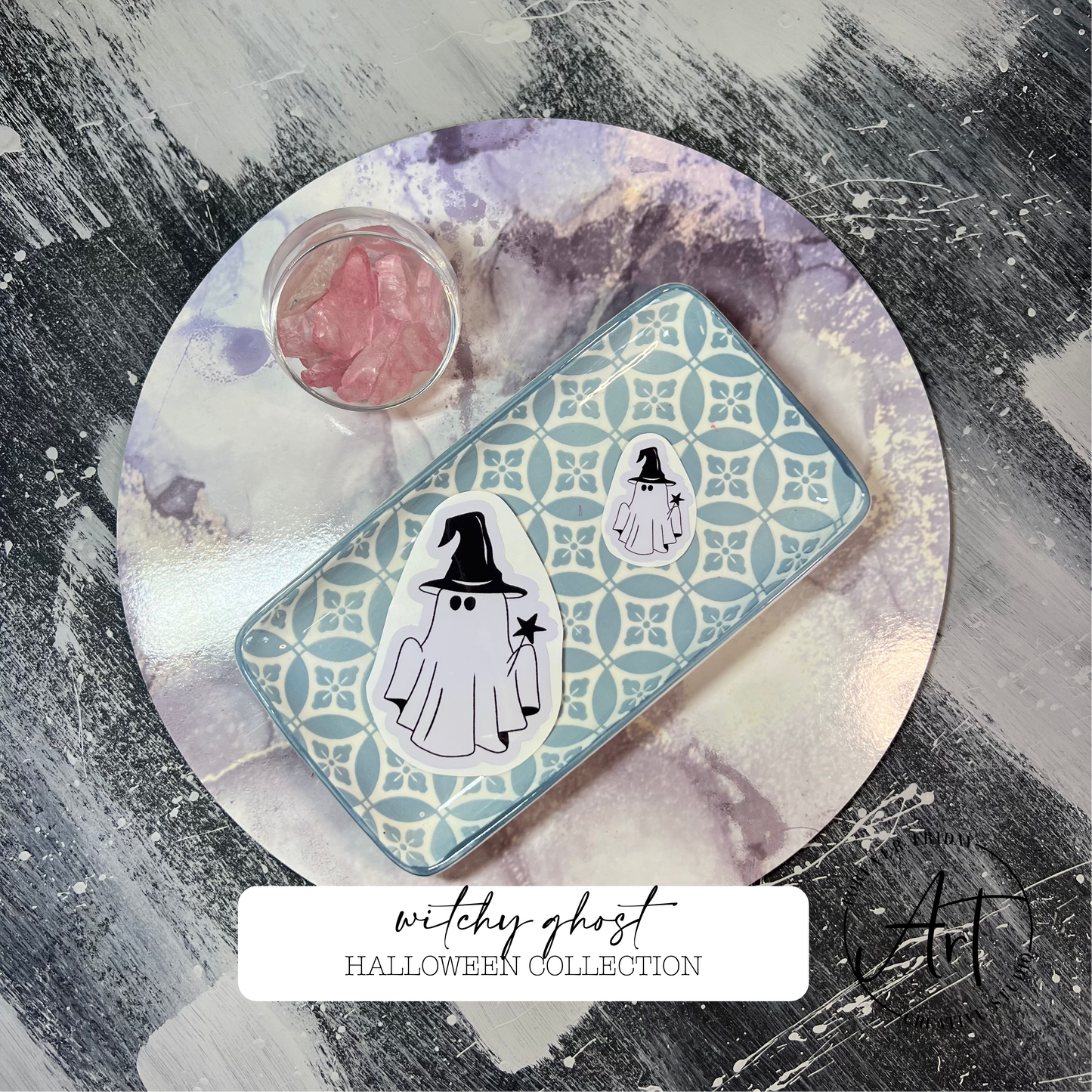 Witchy Ghost Sticker - Halloween Collection