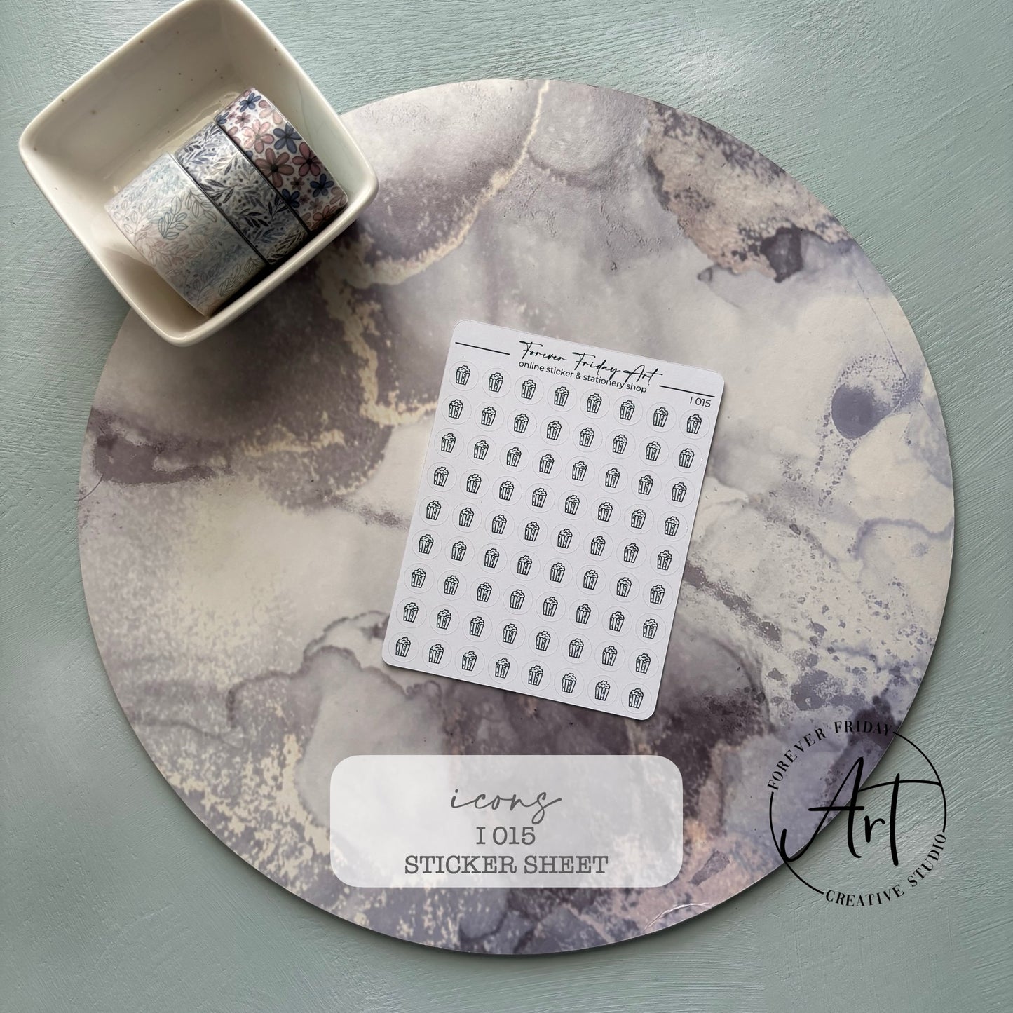 Icons Sticker Sheet - E013 - E016