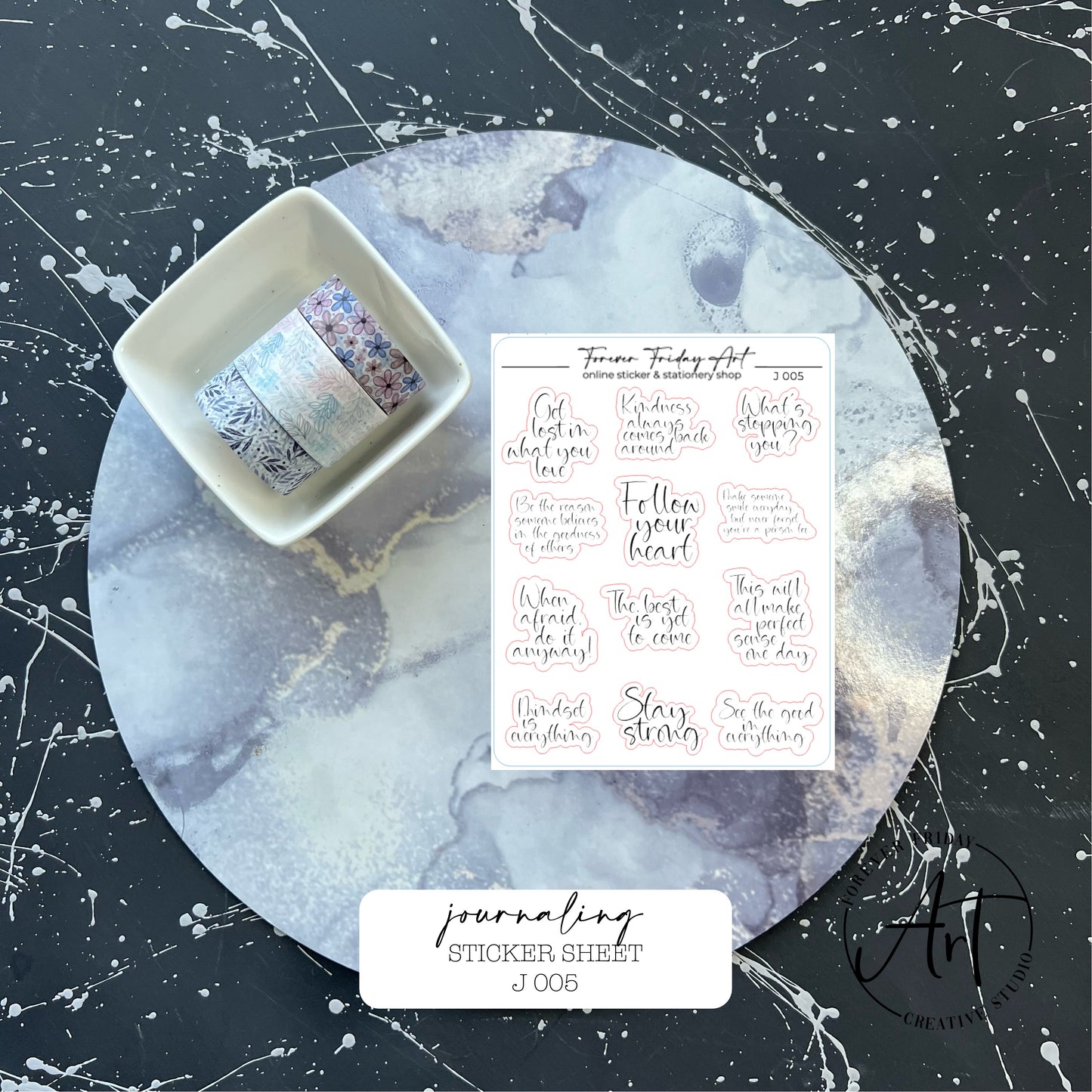 Journaling J005 - J008 - Sticker Sheets
