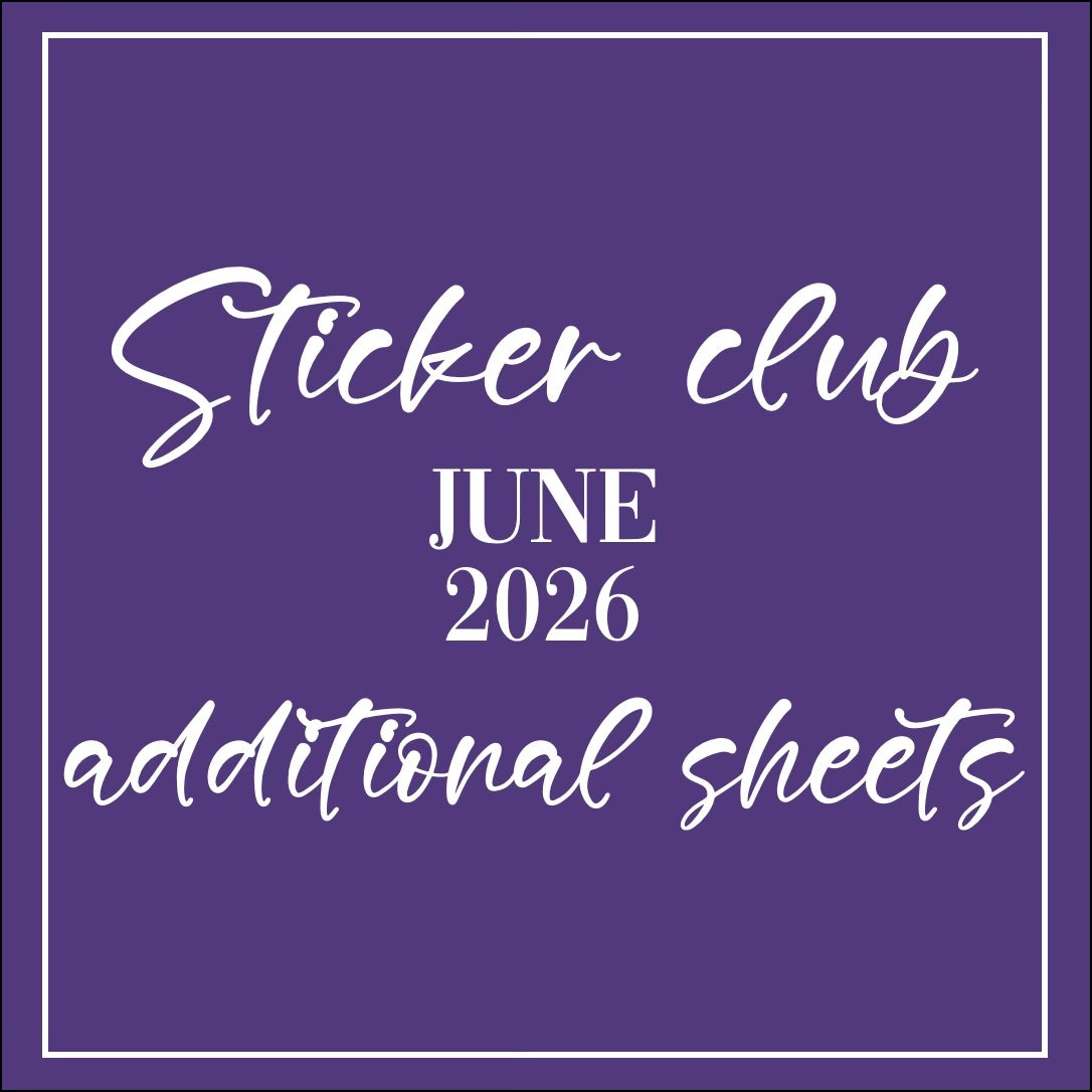 June 2026 - Sticker Club - Extra Single Items