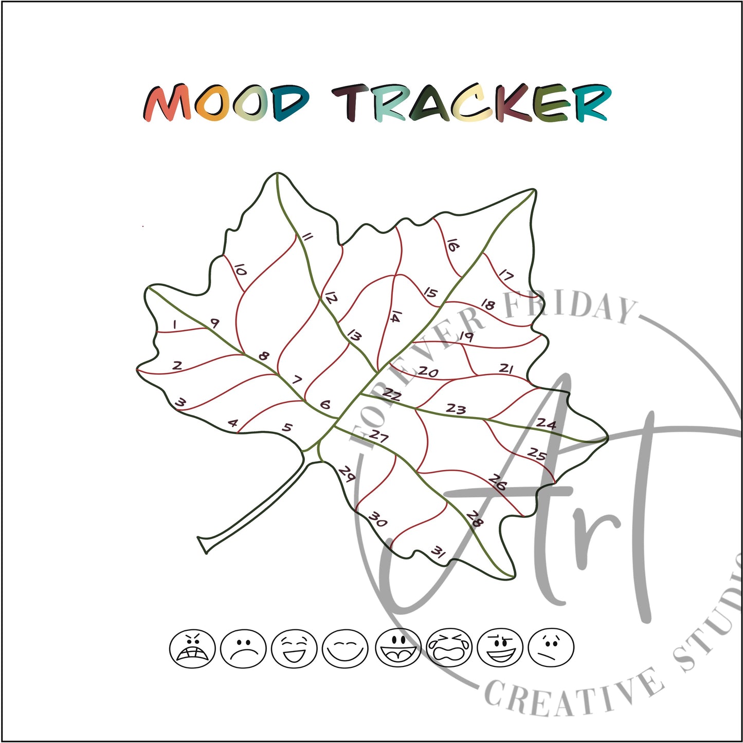 Printable Mood Trackers