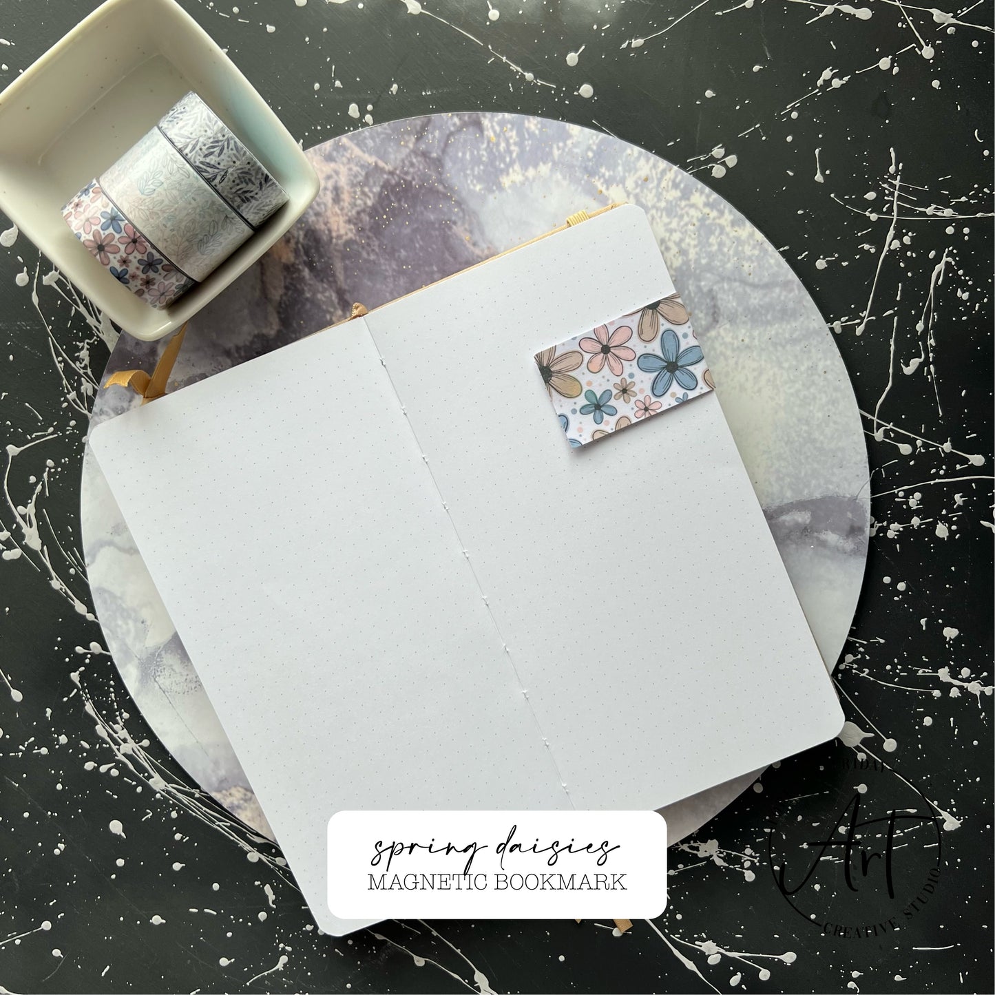 Magnetic Bookmarks - Daisies