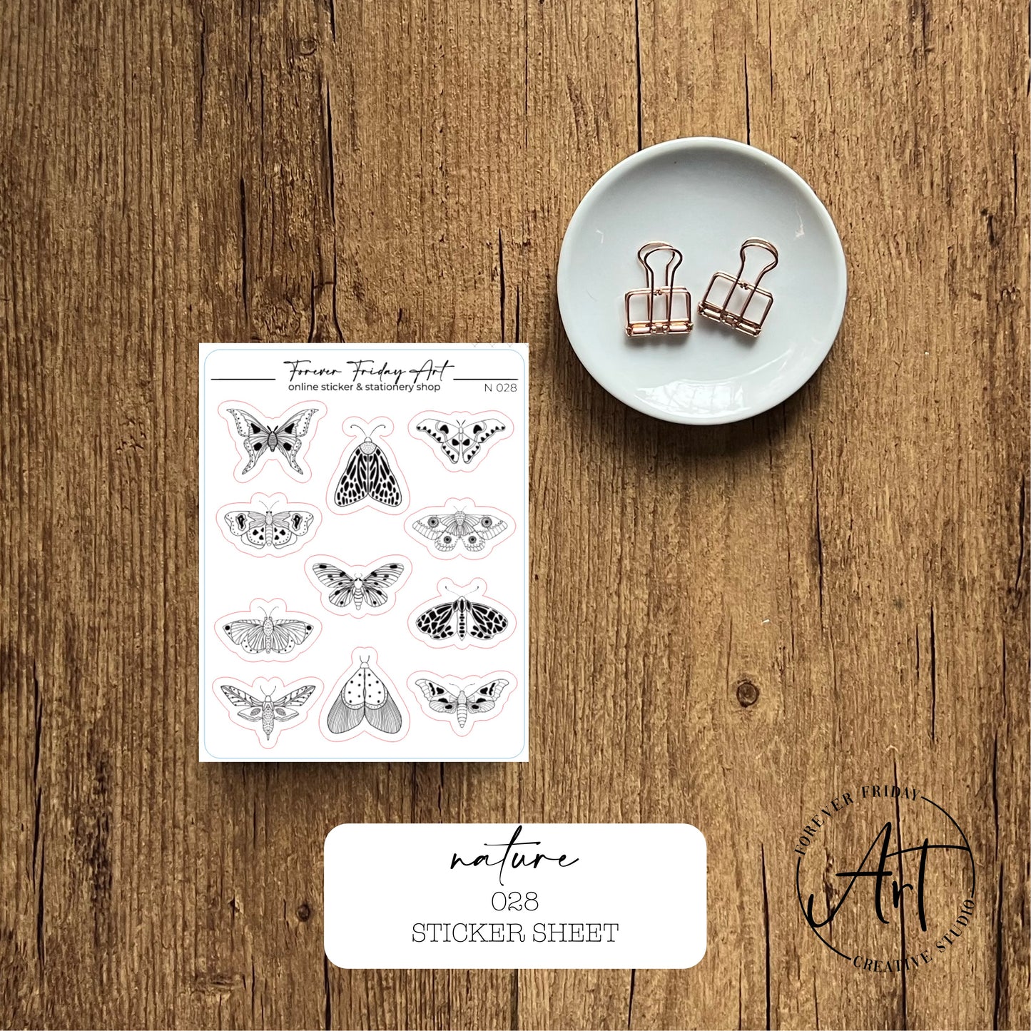 Nature Sticker Sheets N027-N028