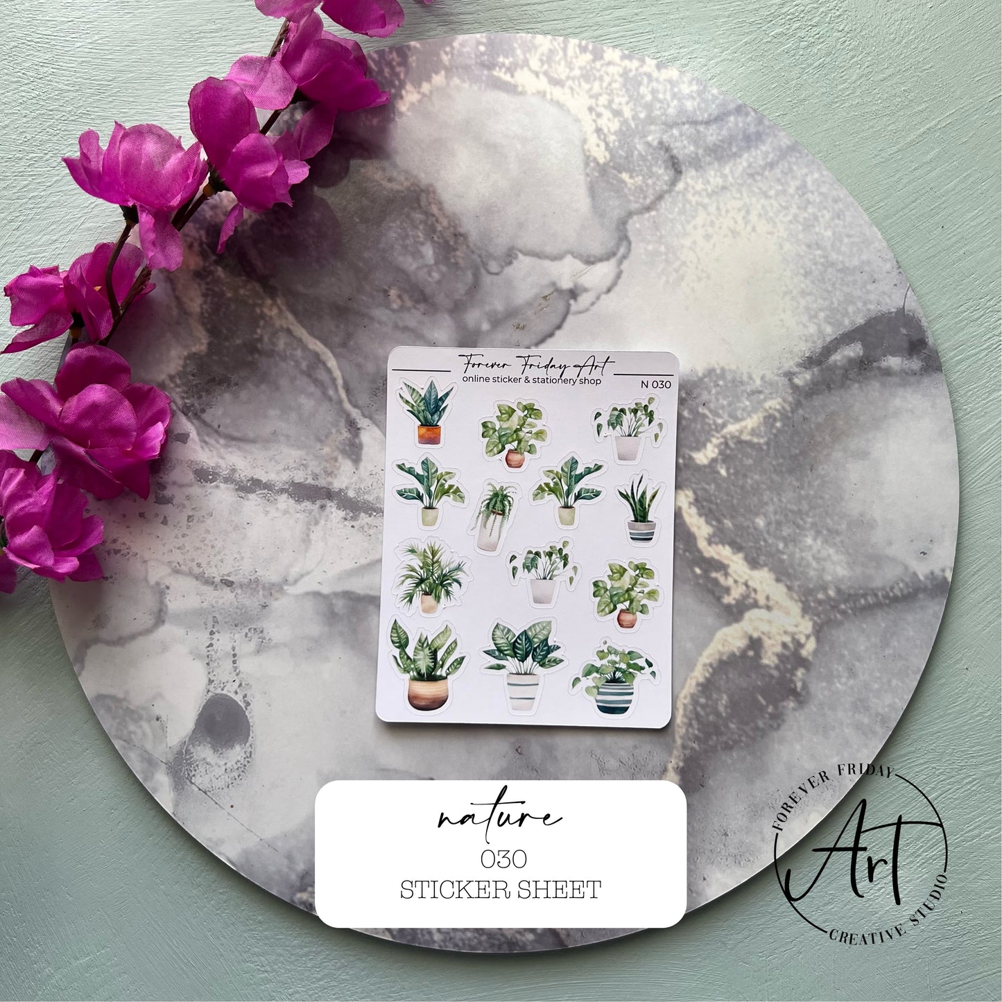 Nature Sticker Sheets N029 - N030