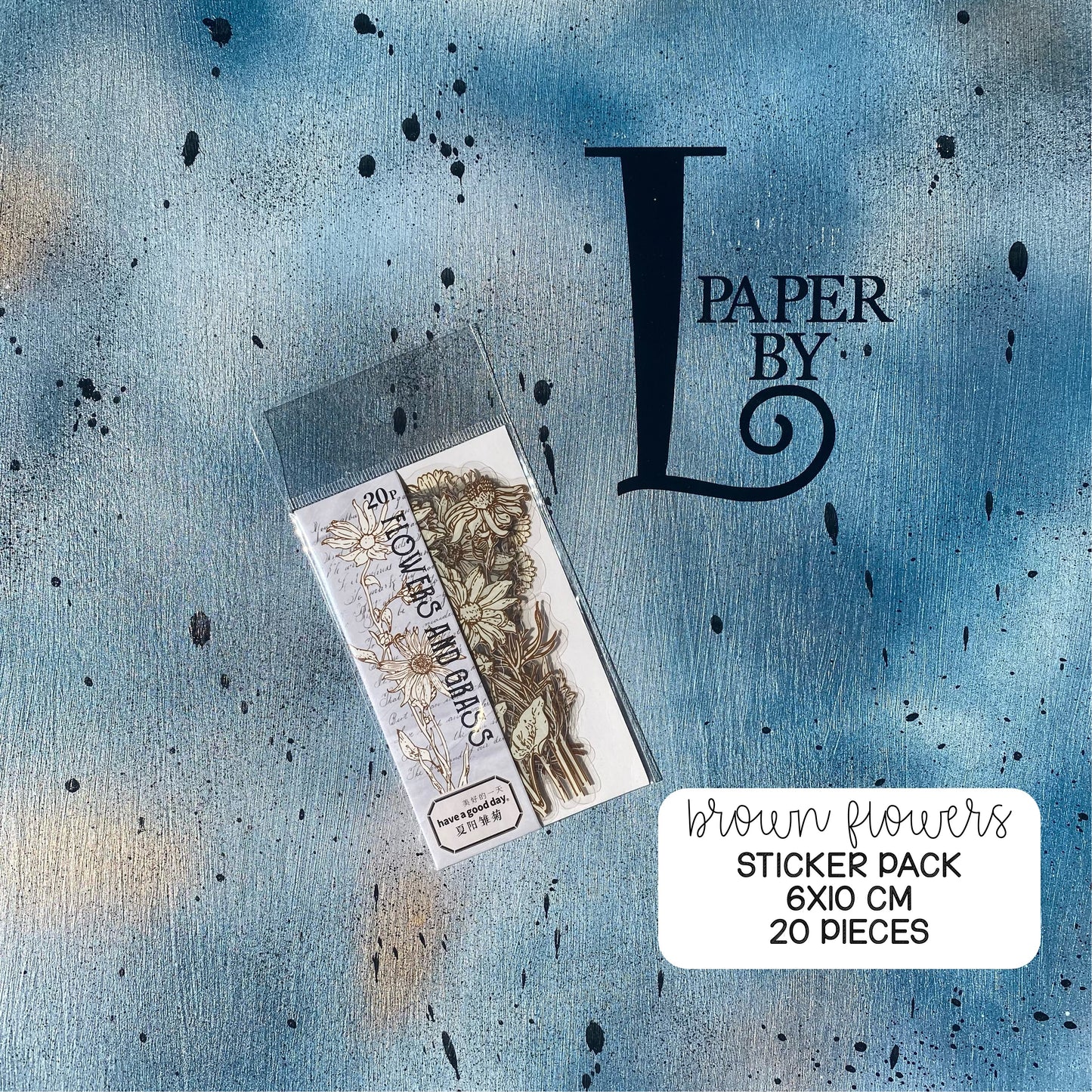 White Flowers Sticker Packs - Paper by L *