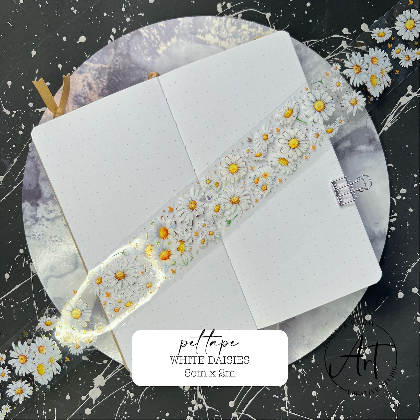 Golden Flowers - PET Tape