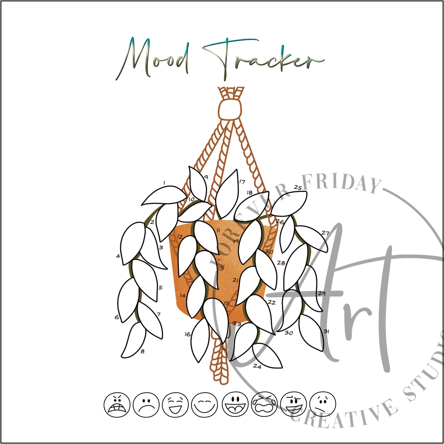 Printable Mood Trackers