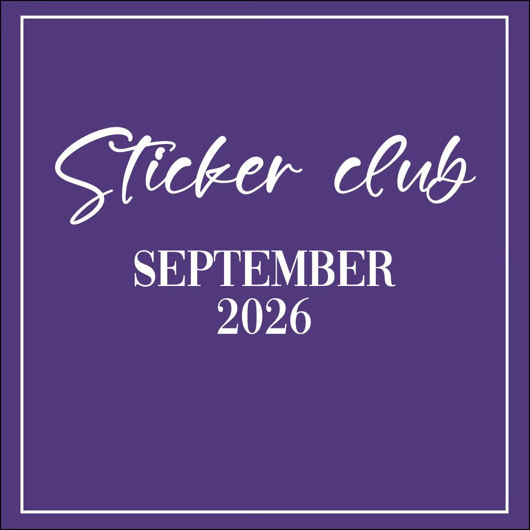 September 2026 - Sticker Club