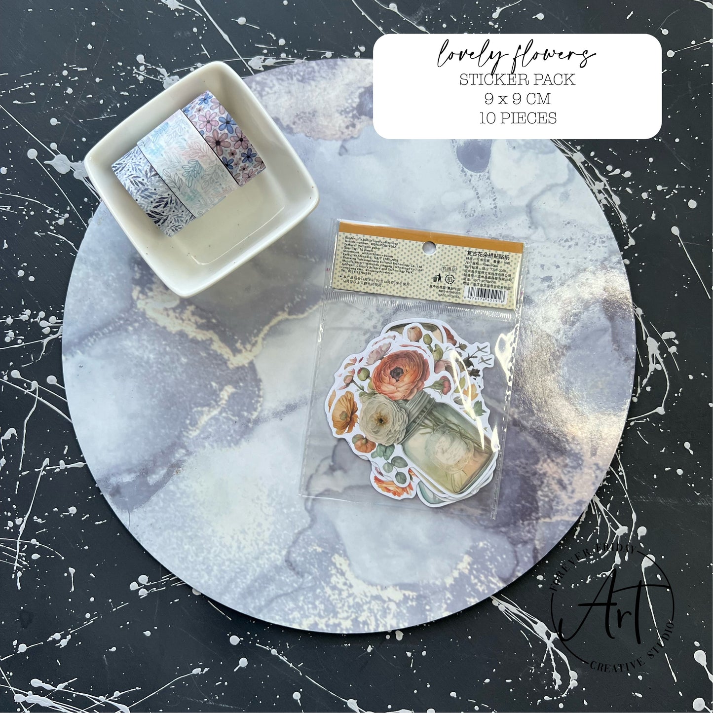 Flowers in jars - Sticker Pack