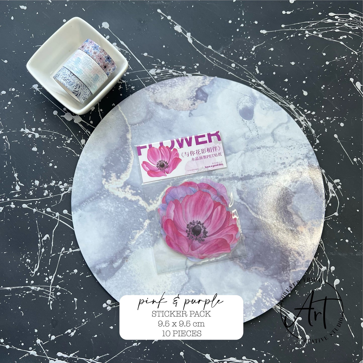 Flowers - Clear Sticker Pack