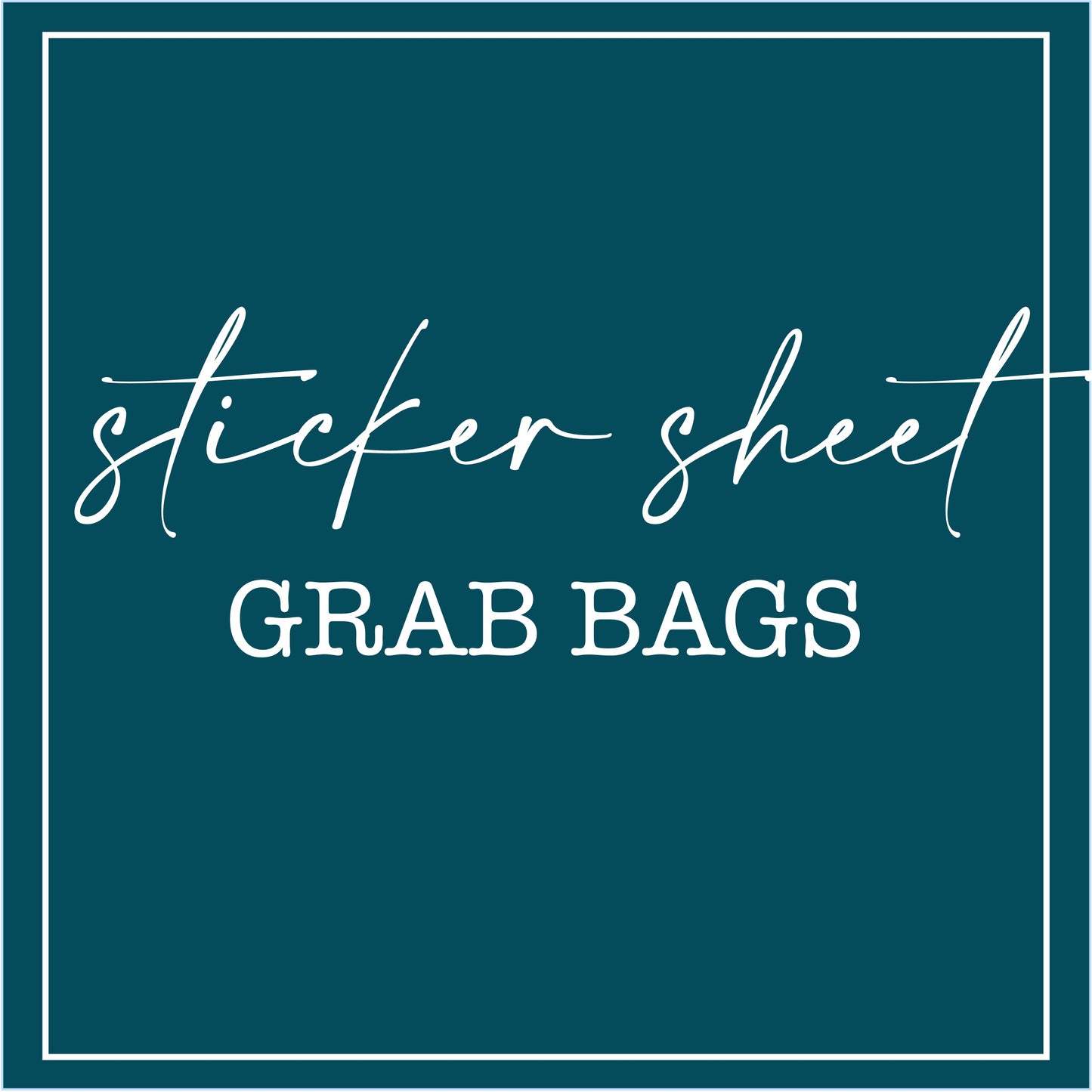 Sticker Sheet Grab Bag