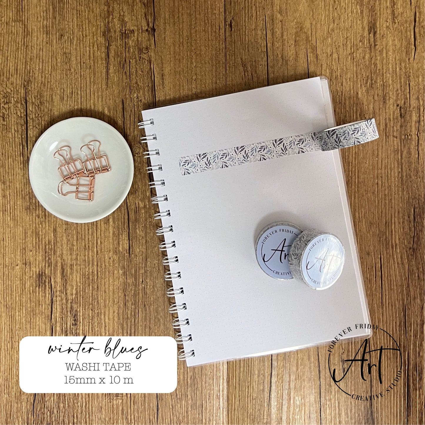 Winter Blues Washi Tape