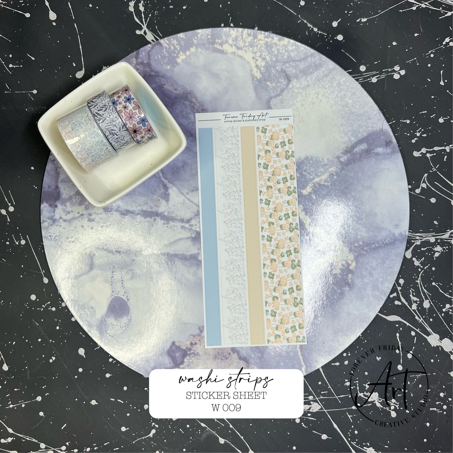 Washi Strip Sheet 007 - 009