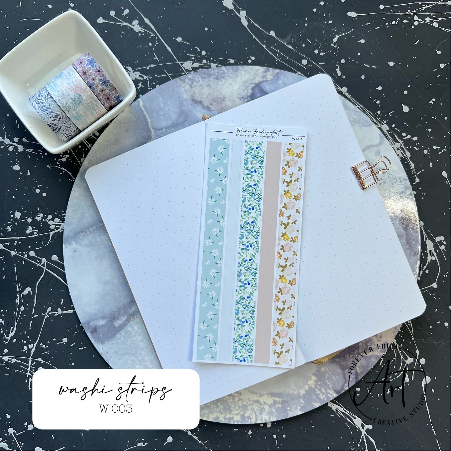 Washi Strip Sheet 001 - 003