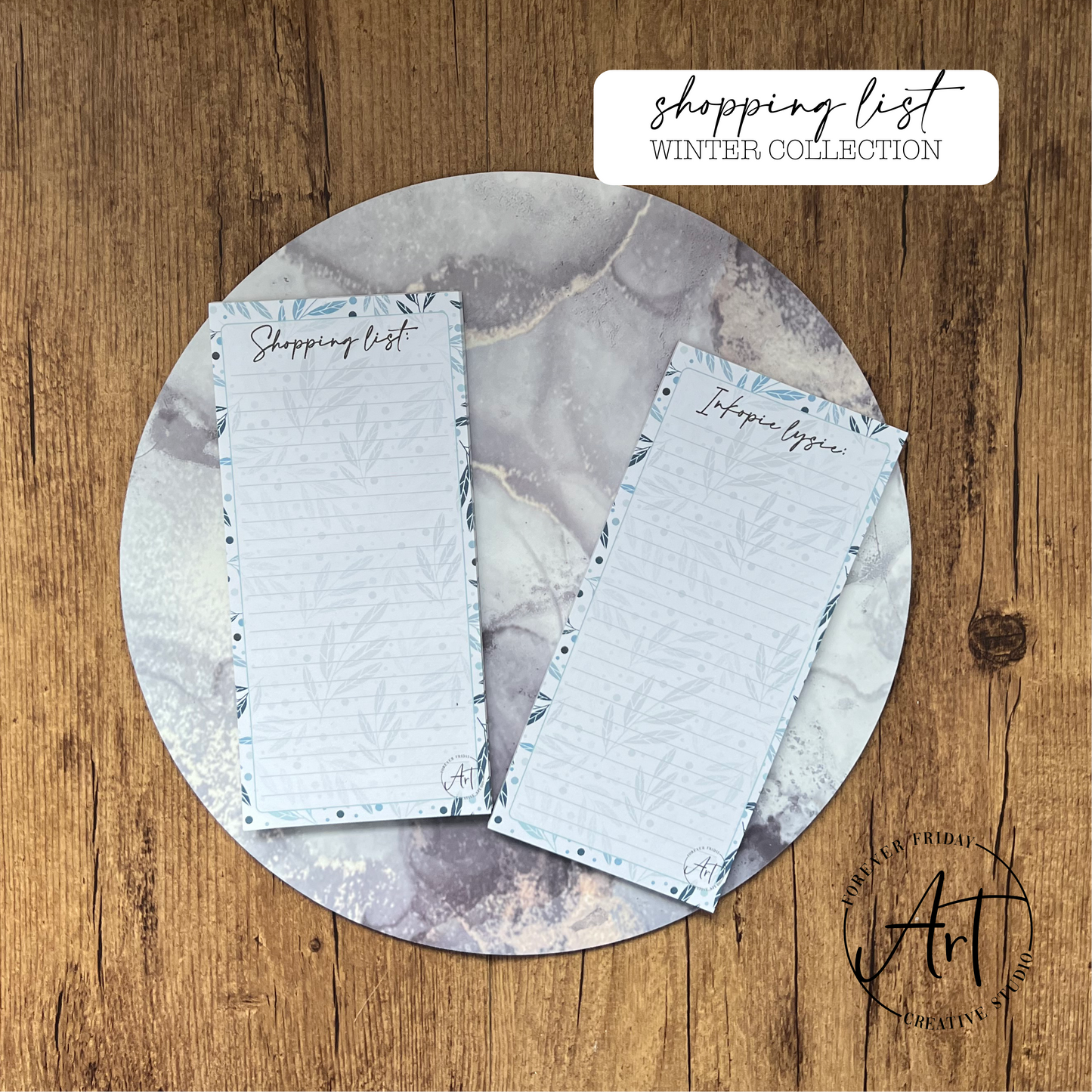 Shopping list - Winter Collection