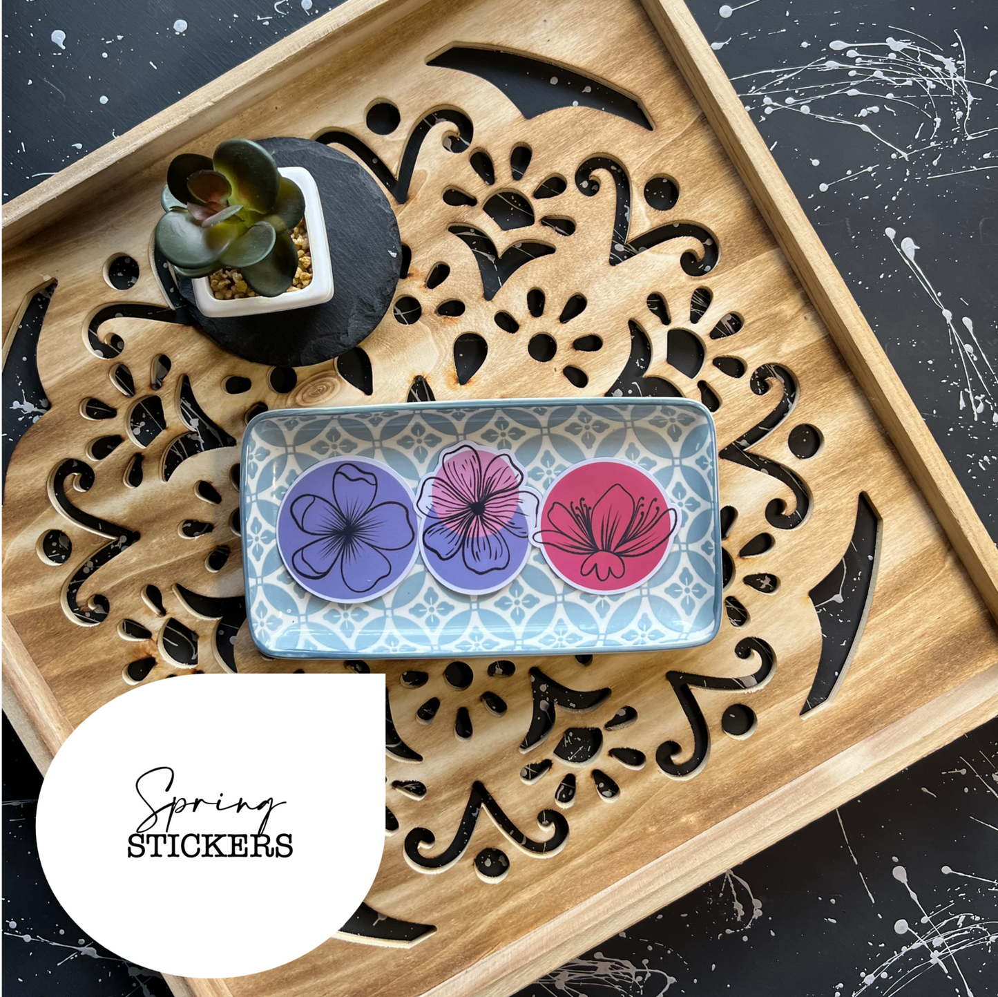 Spring Floral Stickers