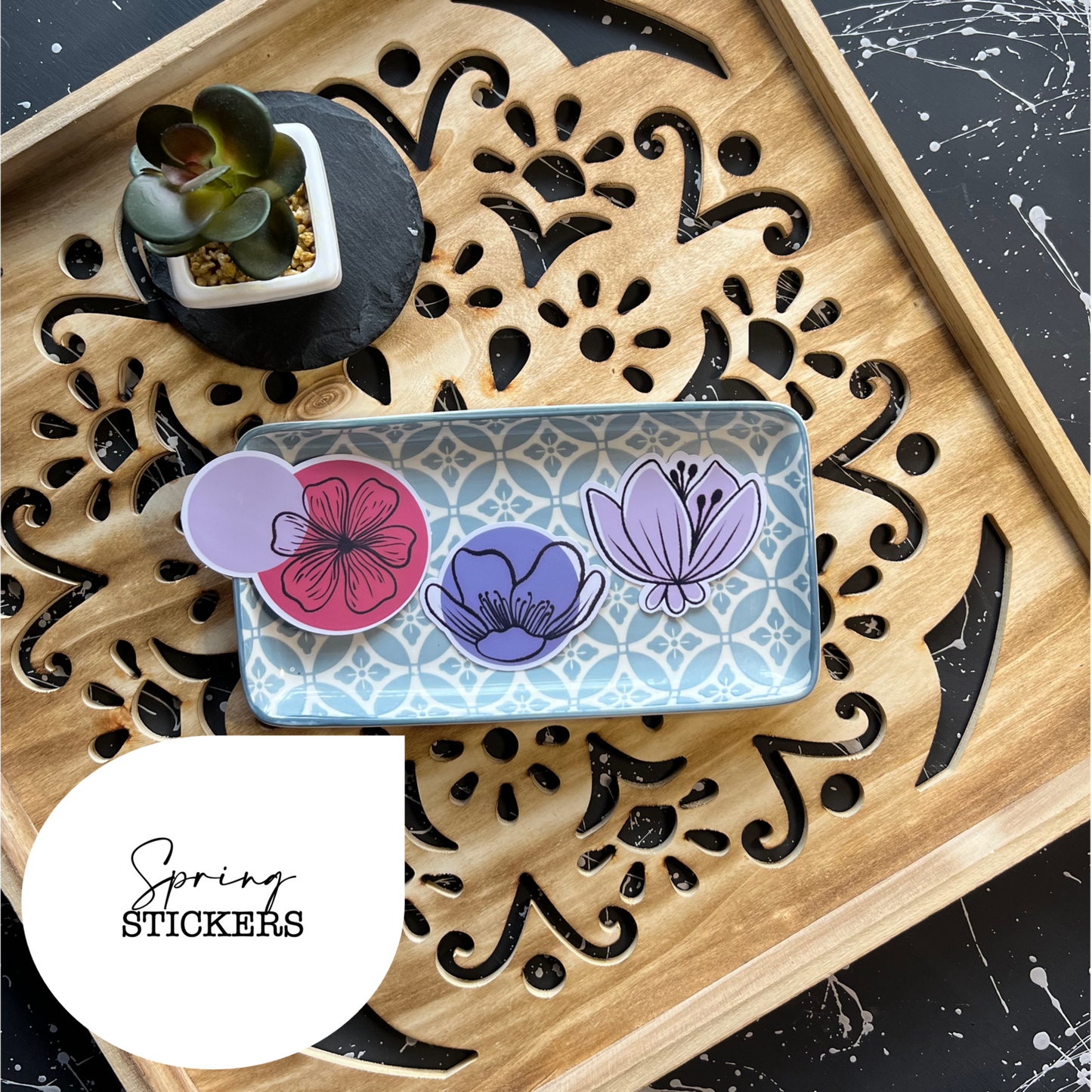 Spring Floral Stickers