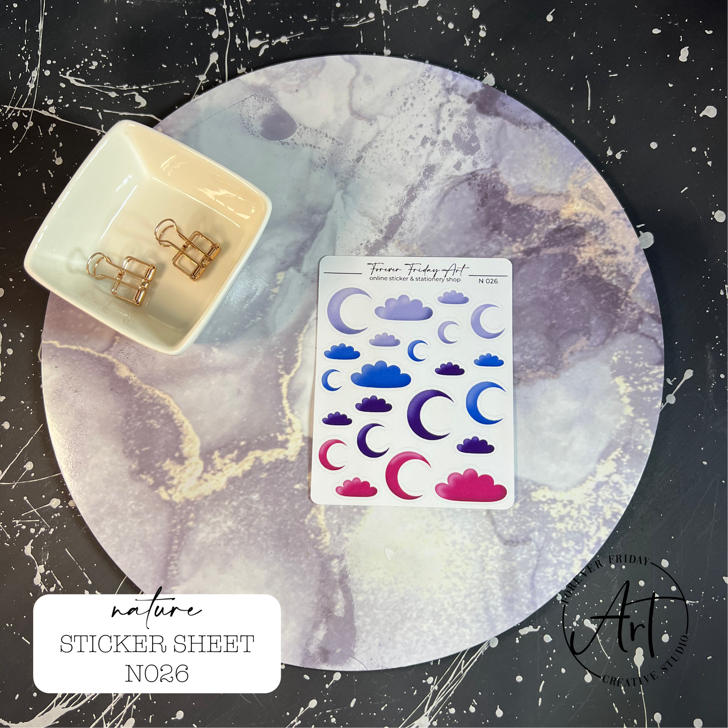 Nature Sticker Sheets N023-N026