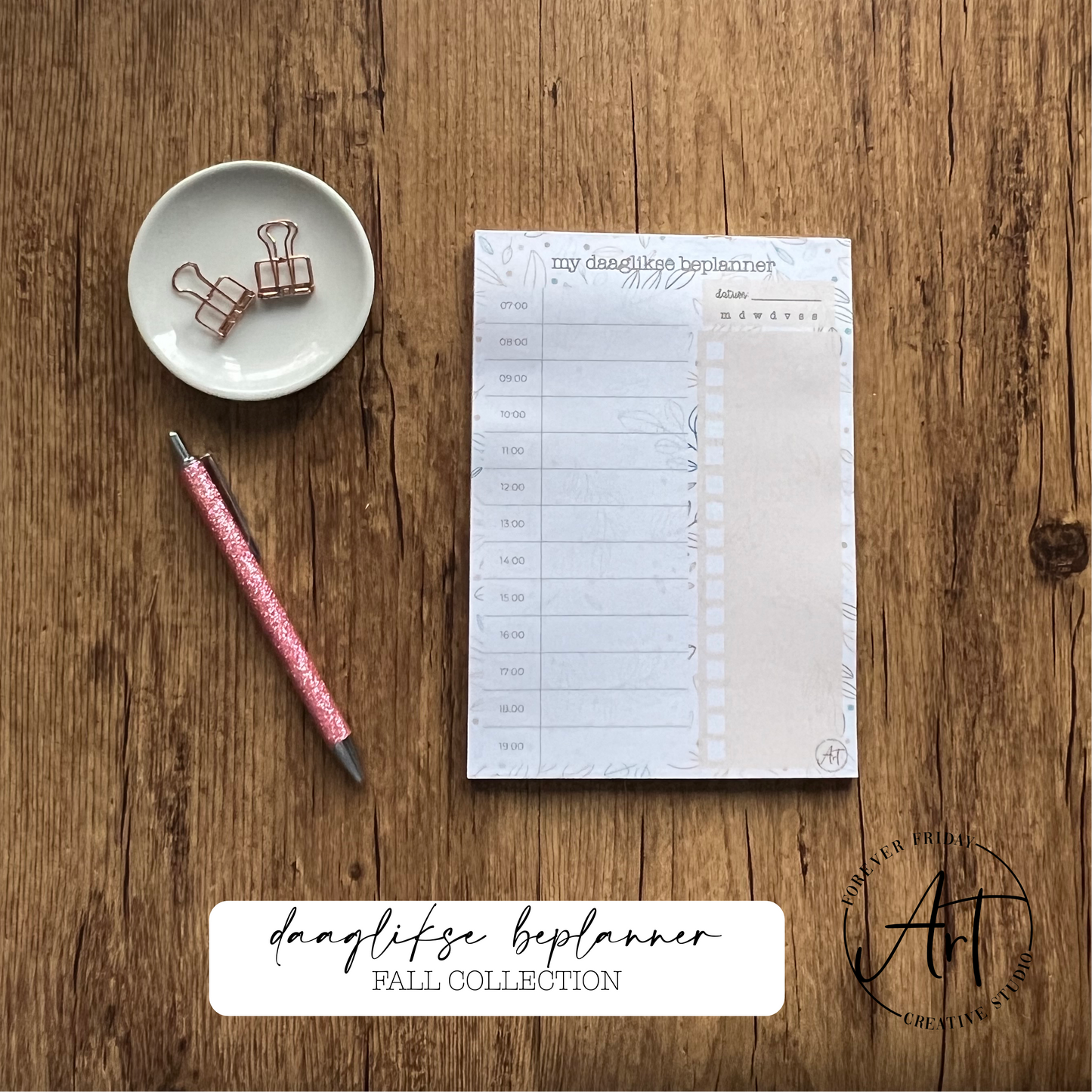 Daily Planner: Fall Collection