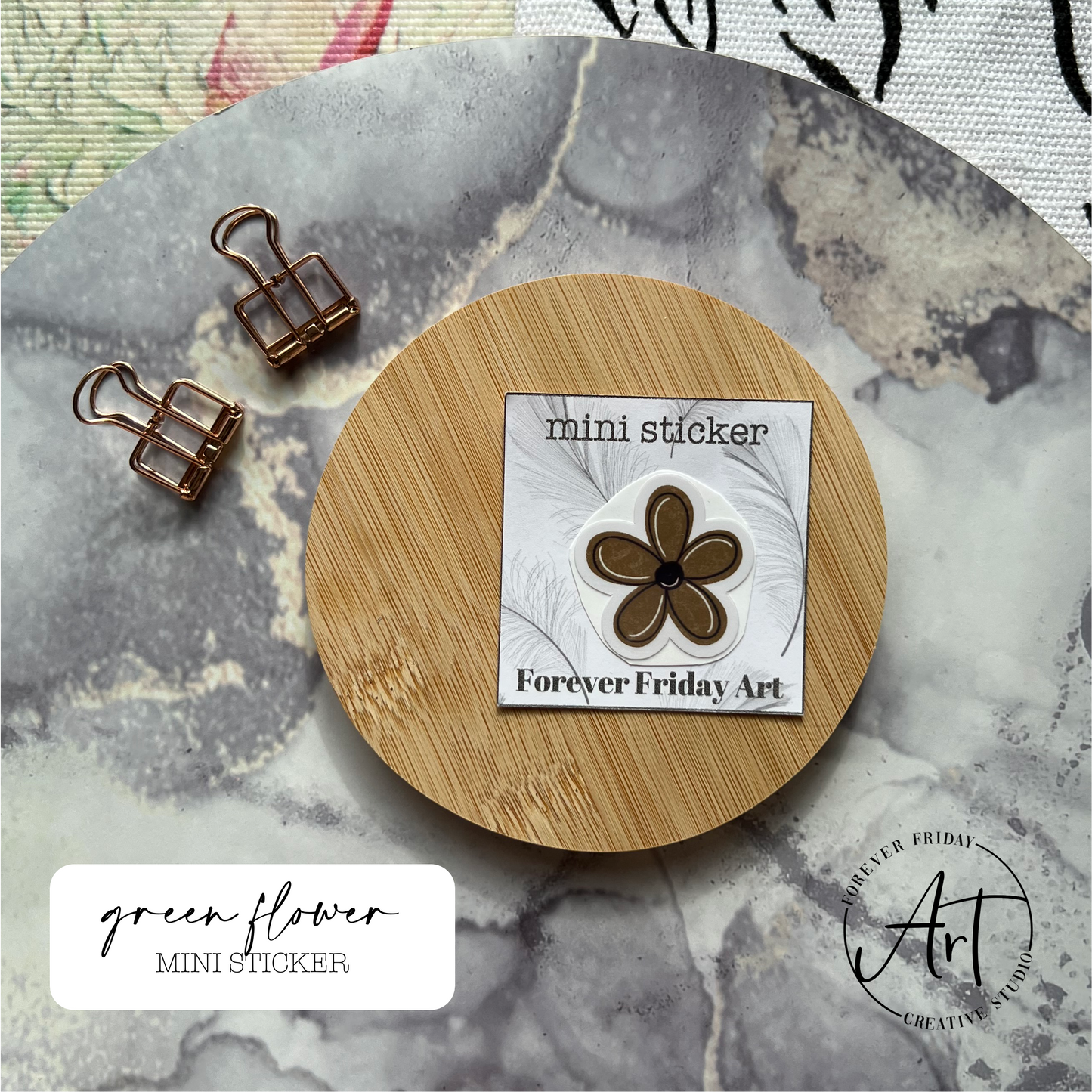 Flower Sticker