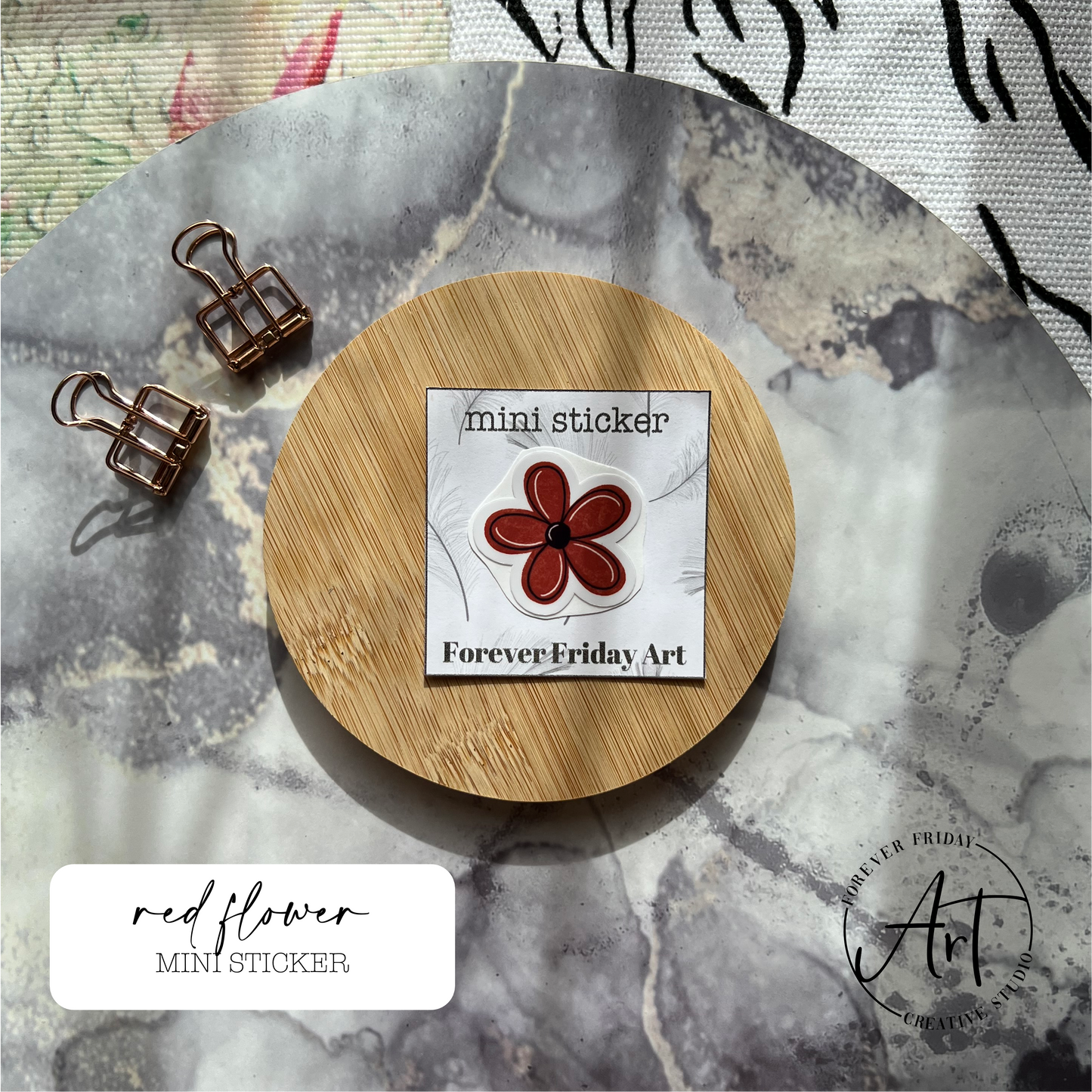 Flower Sticker