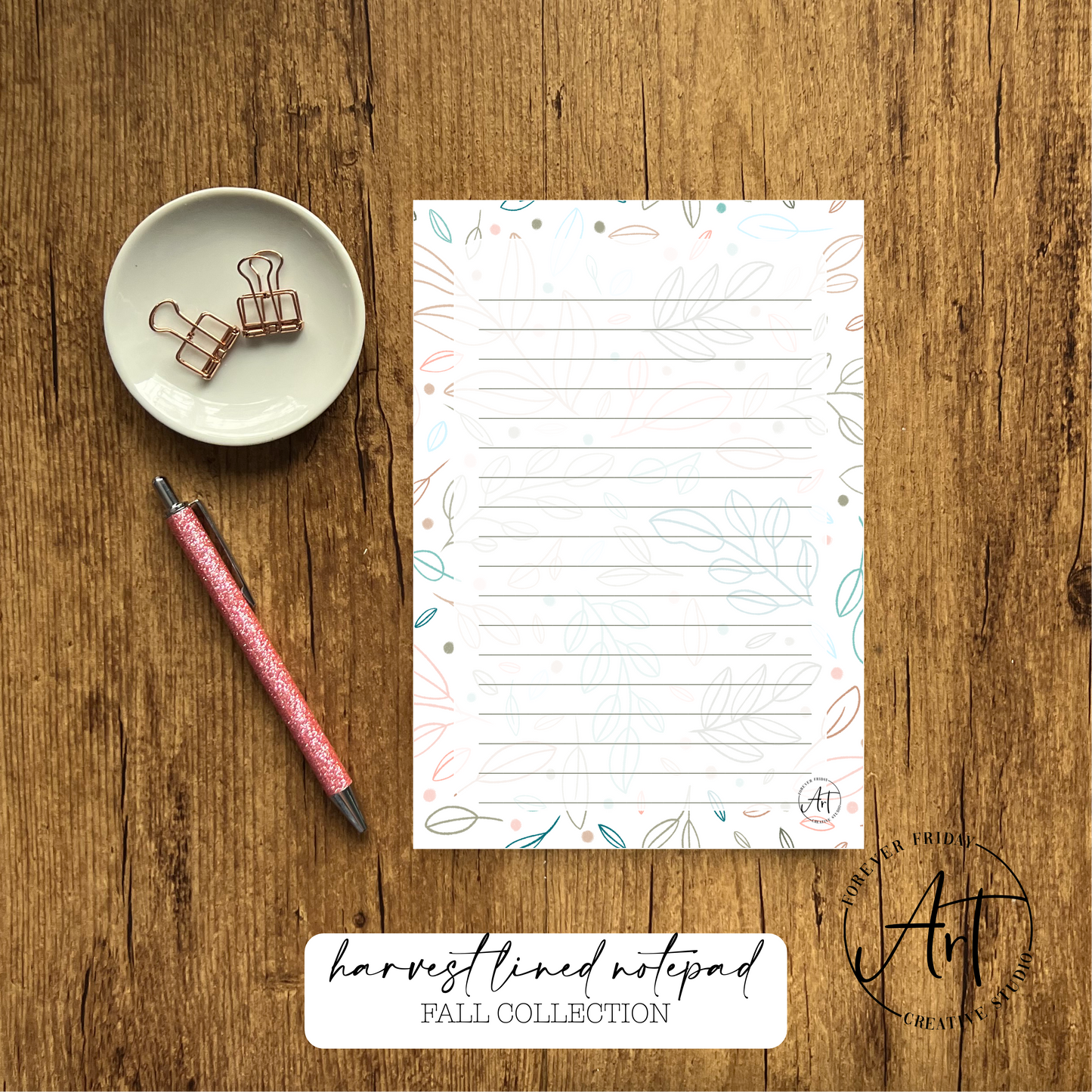 Harvest Notepad: Fall Collection