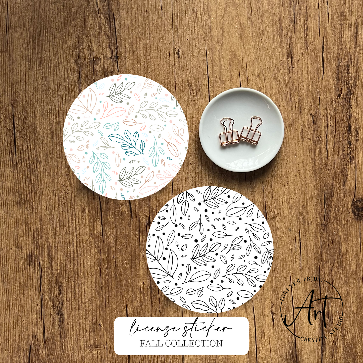 License Sticker - Fall Collection