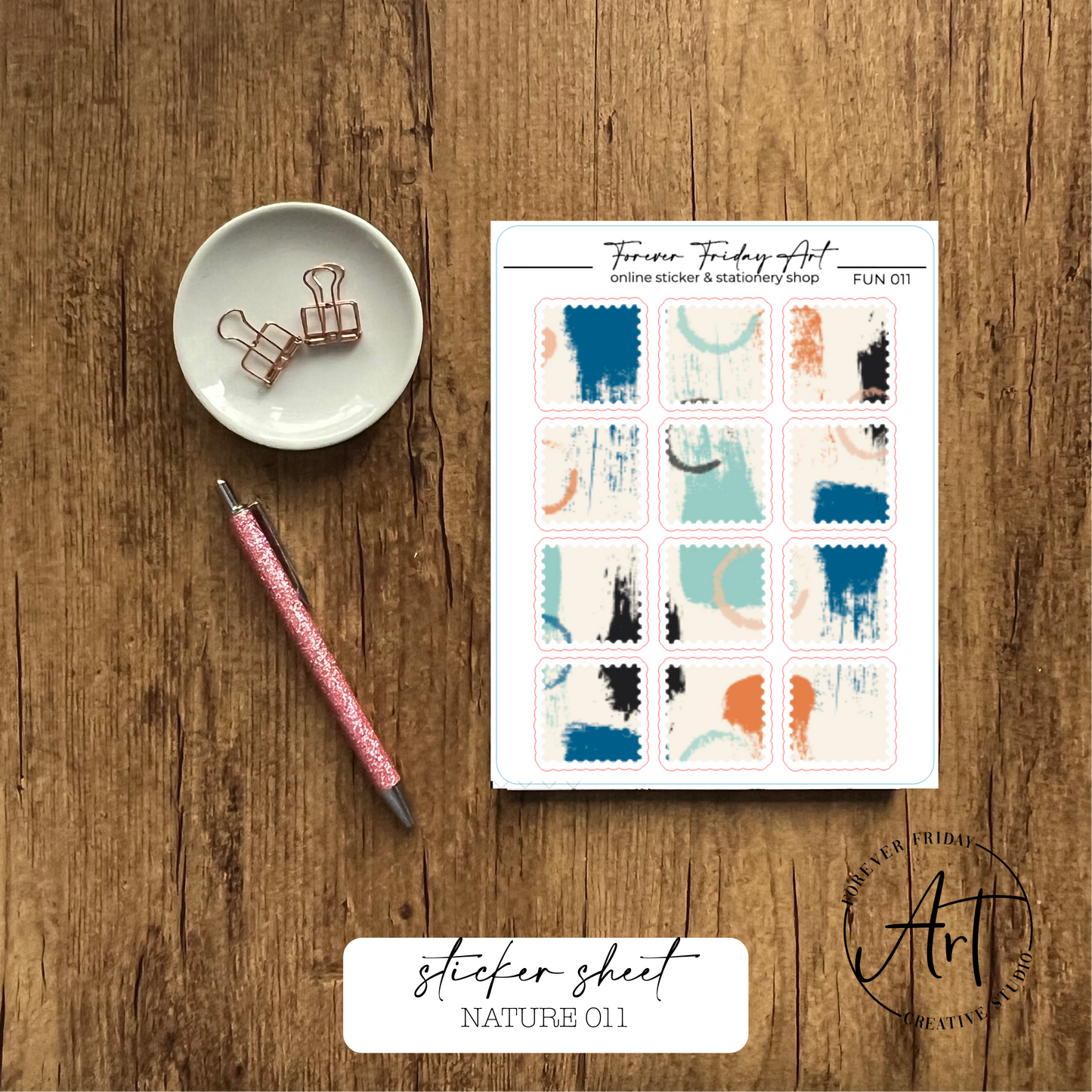 Fun Sticker Sheet - FUN 009 - FUN 012