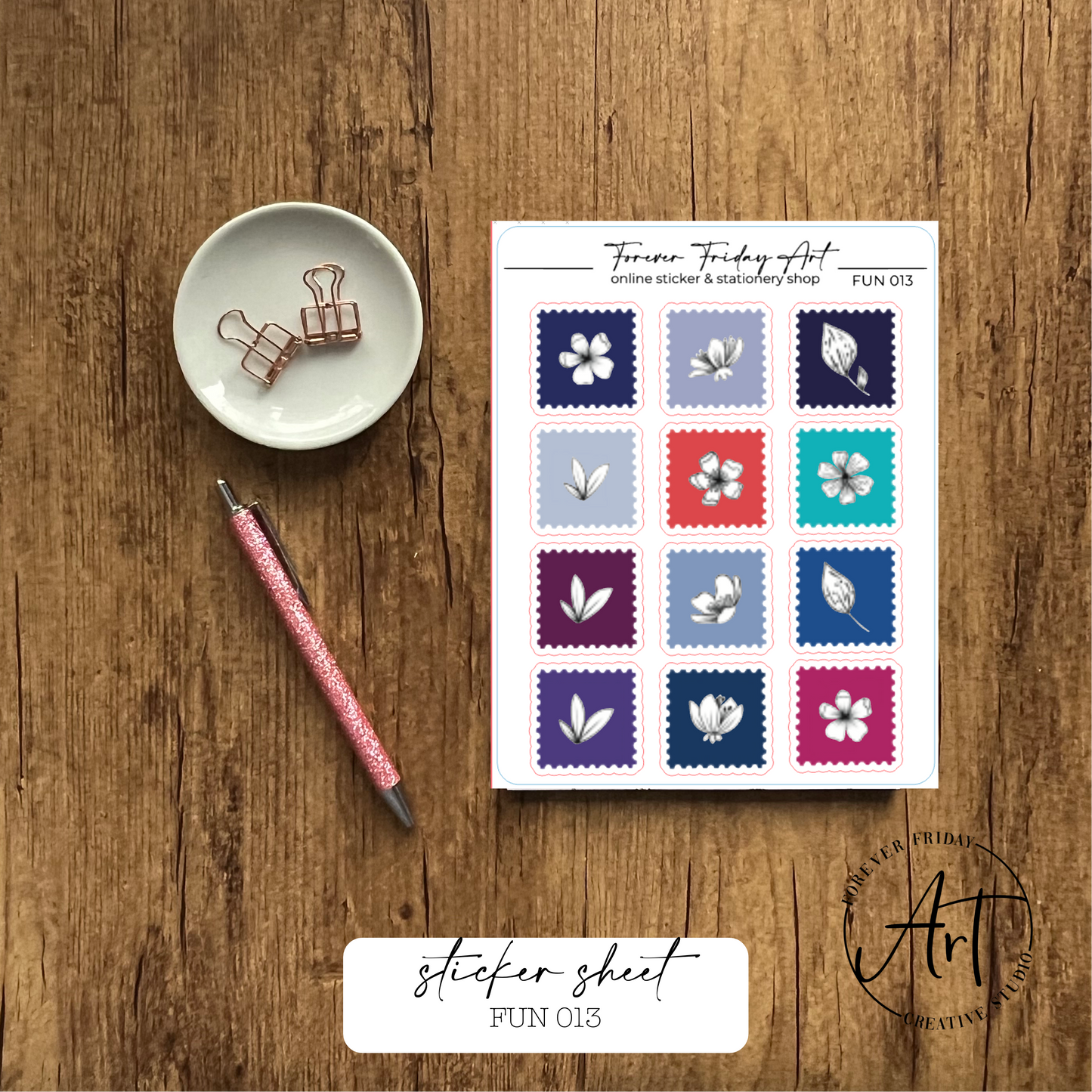 Fun Sticker Sheet - FUN 013 - FUN 016
