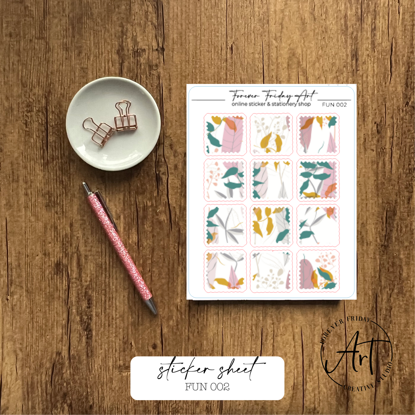 Fun Sticker Sheet - FUN 001 - FUN 004