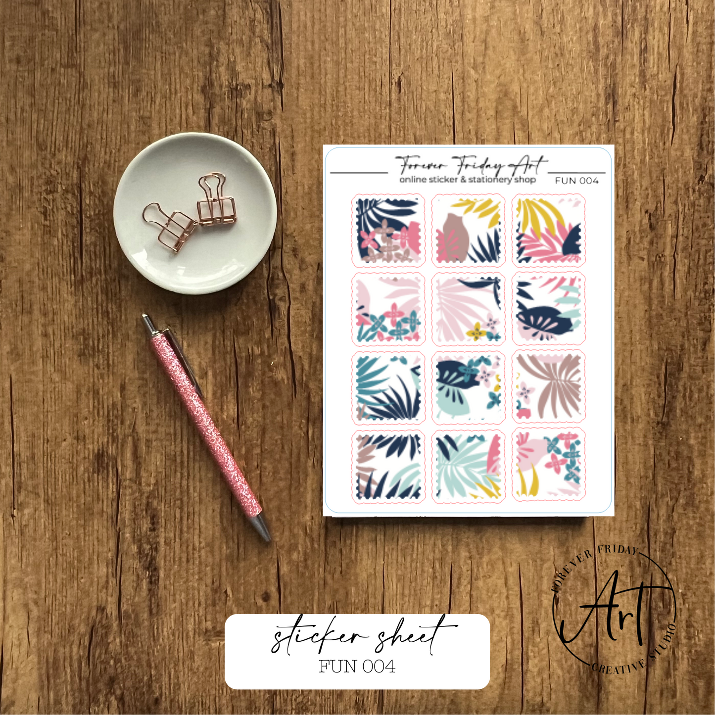 Fun Sticker Sheet - FUN 001 - FUN 004