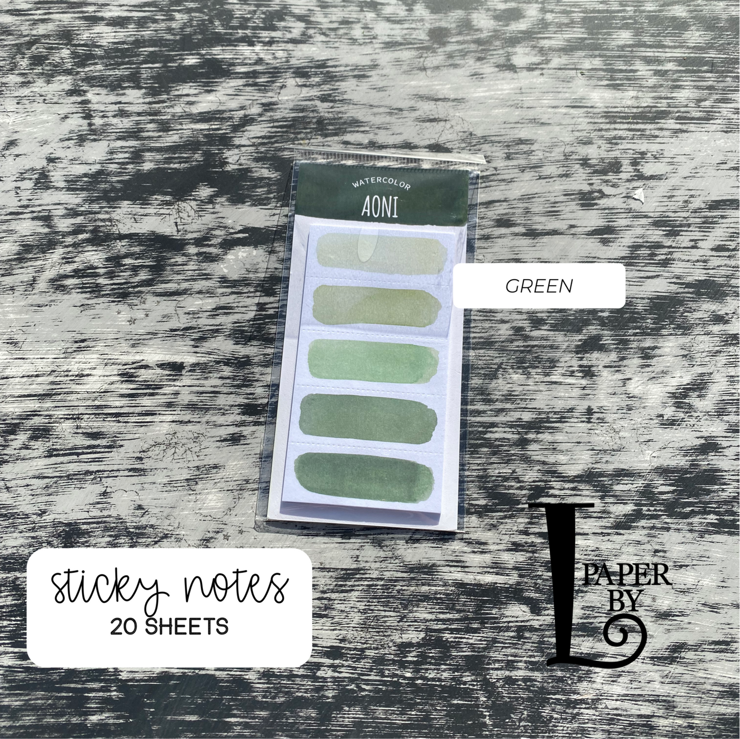 Watercolour Sticky Notes - Paper by L