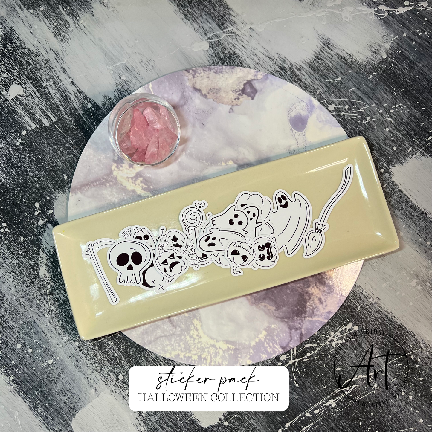 B&W Sticker Pack - Halloween Collection