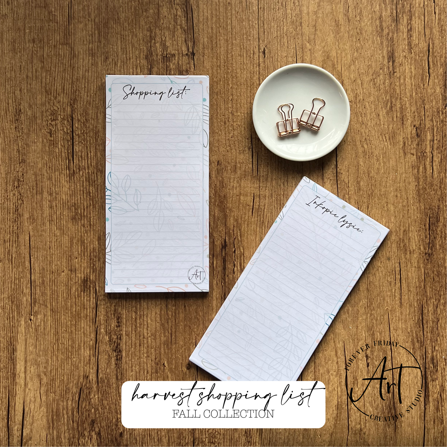 Harvest: Fall Shopping List