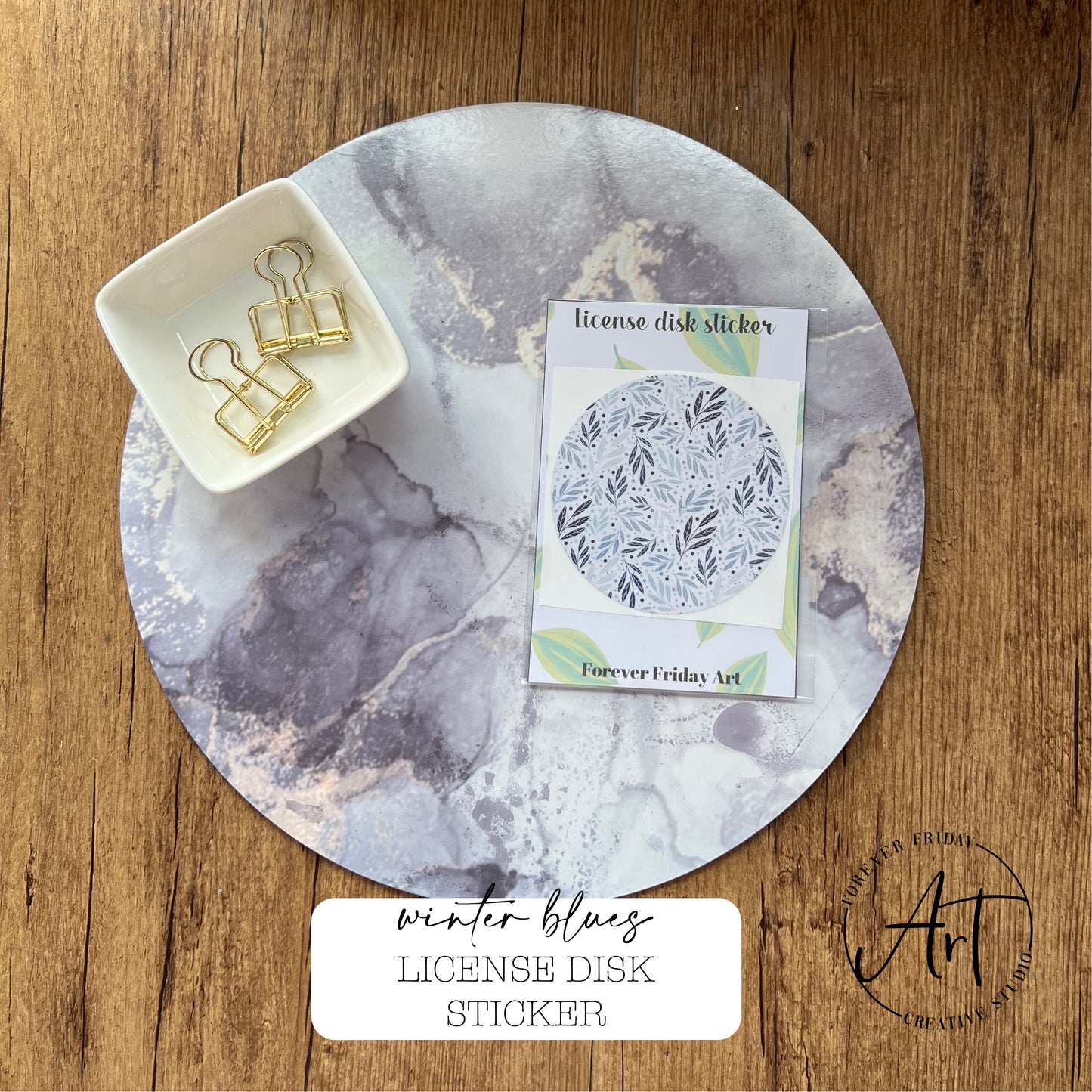 License Sticker - Winter Collection