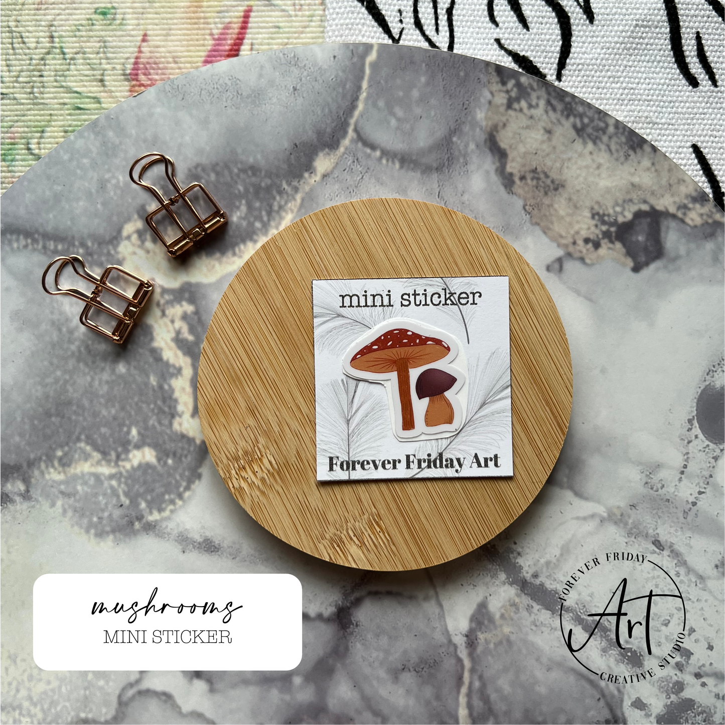Mushrooms Sticker