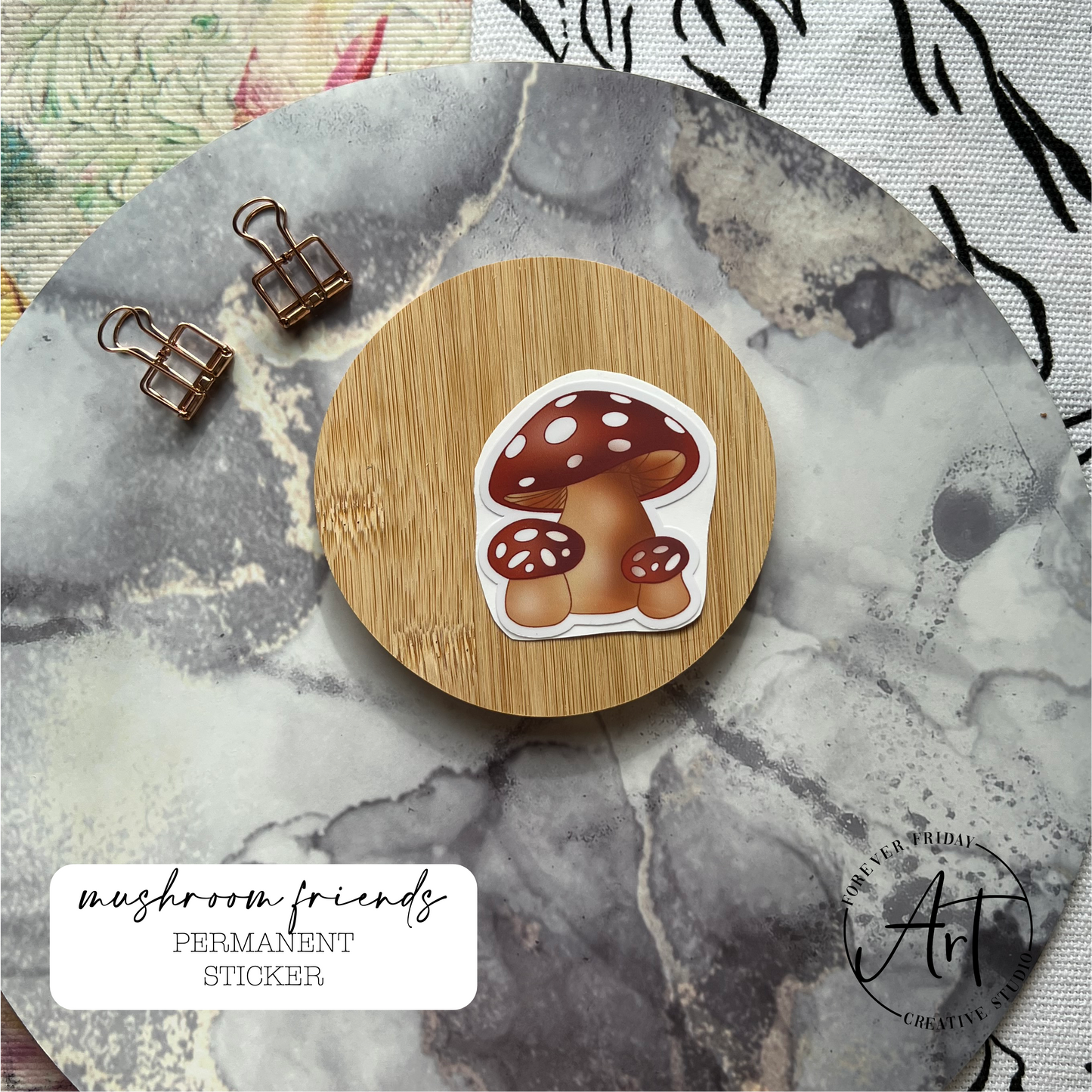 Mushrooms Sticker