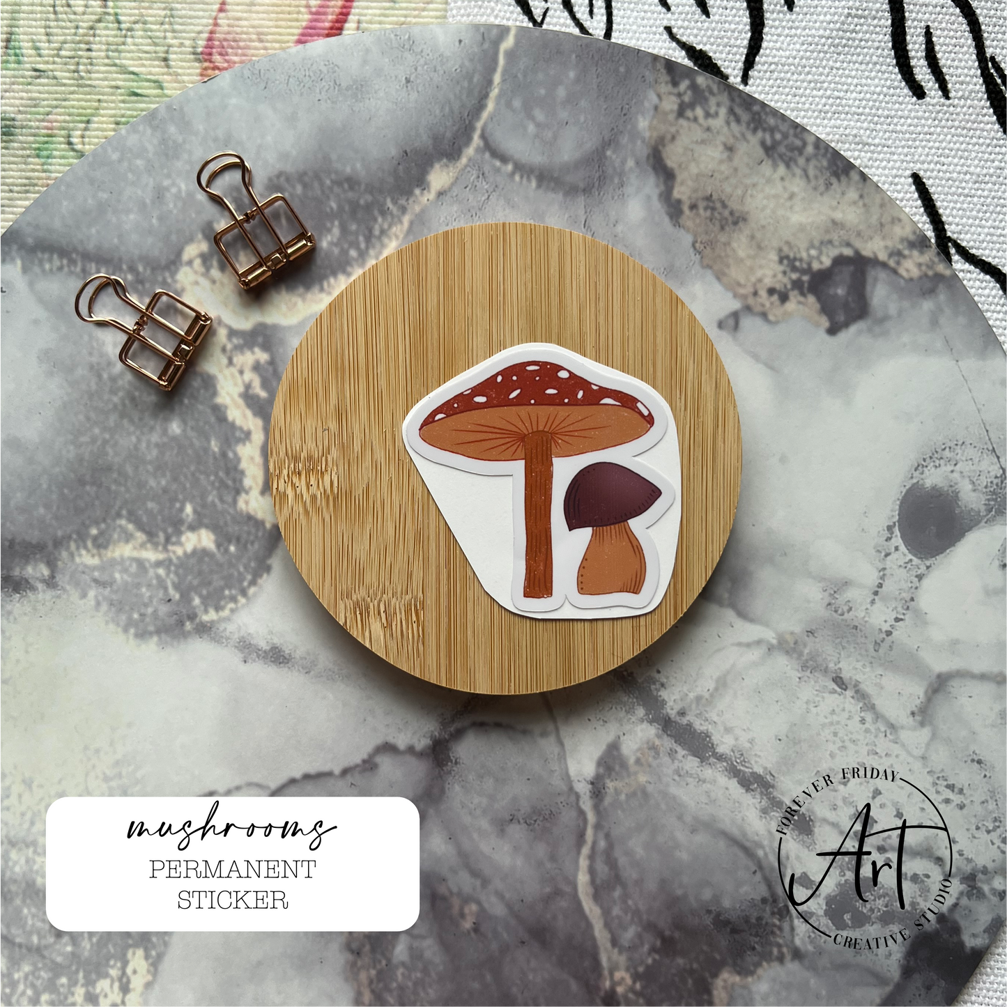 Mushrooms Sticker