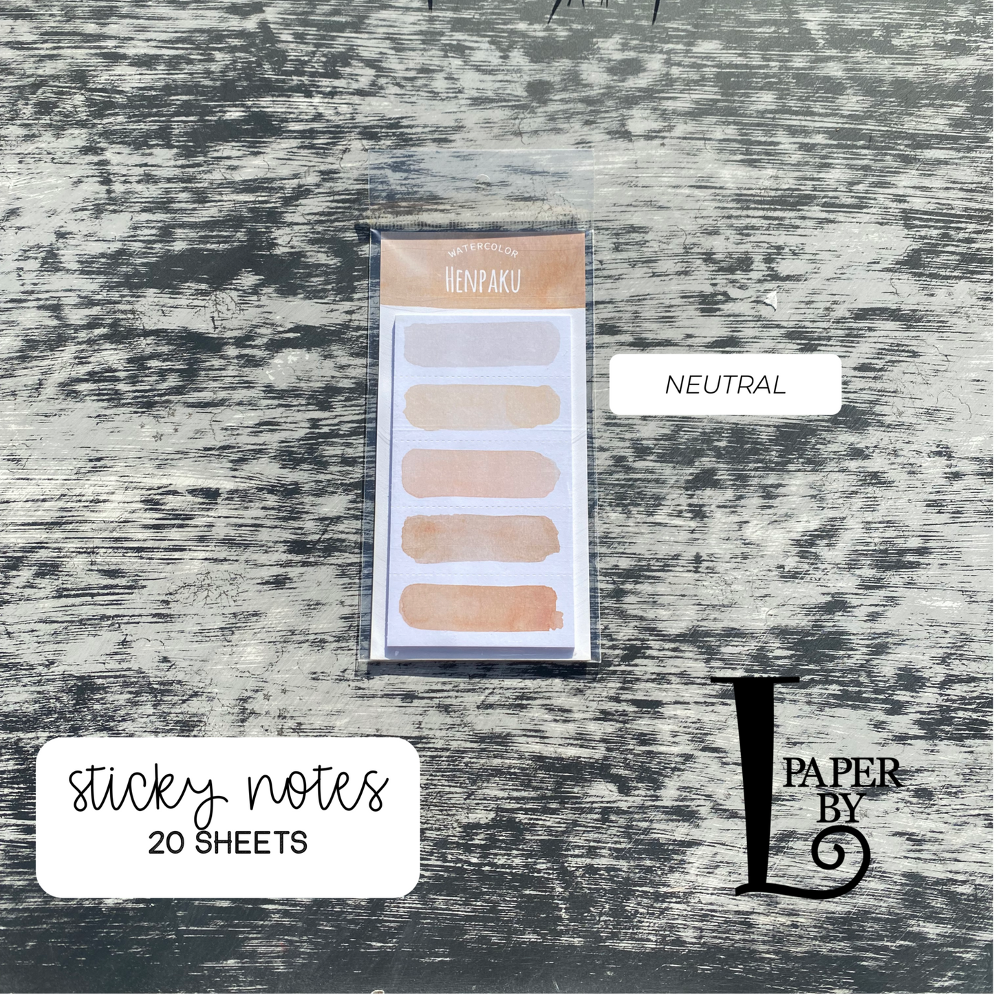 Watercolour Sticky Notes - Paper by L