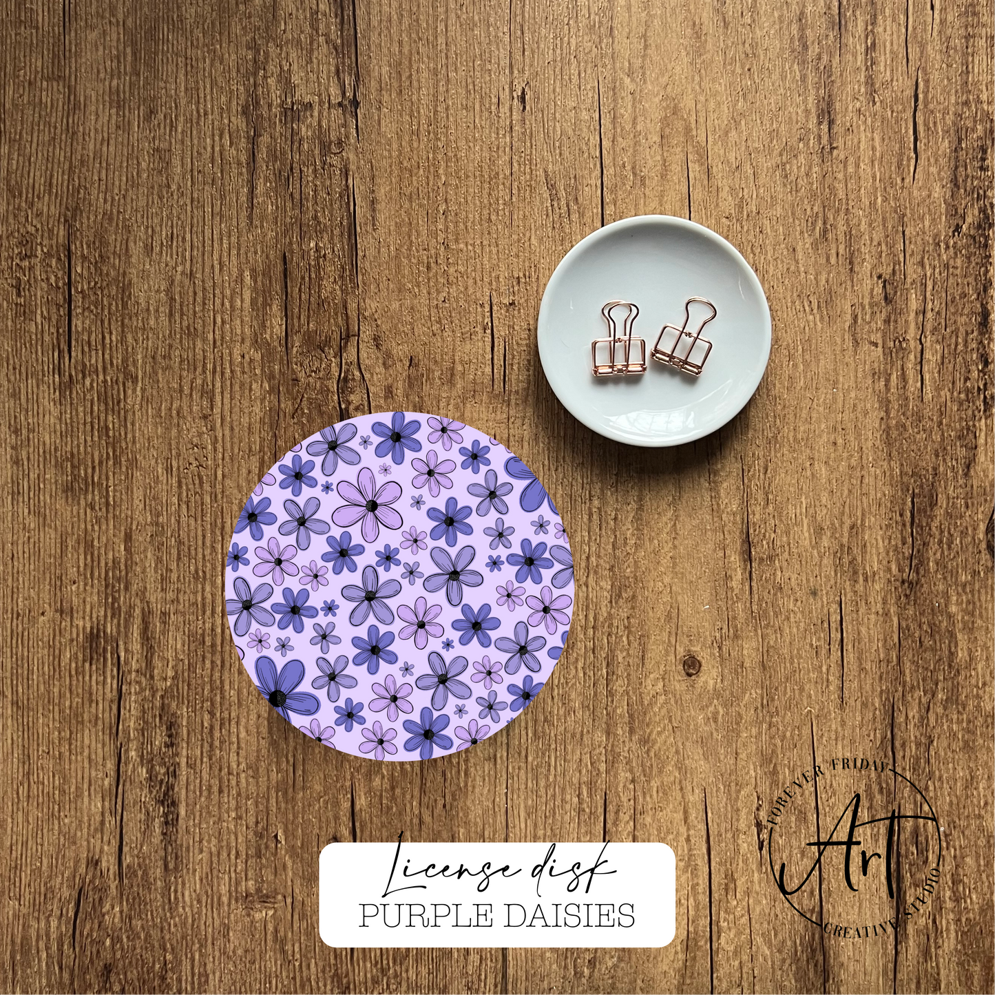 License Sticker - Daisies Collection